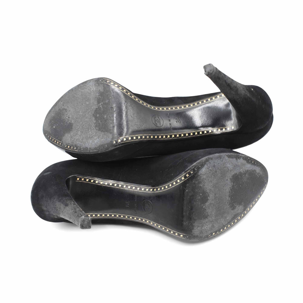 Chanel Suede Pumps - Women's 39