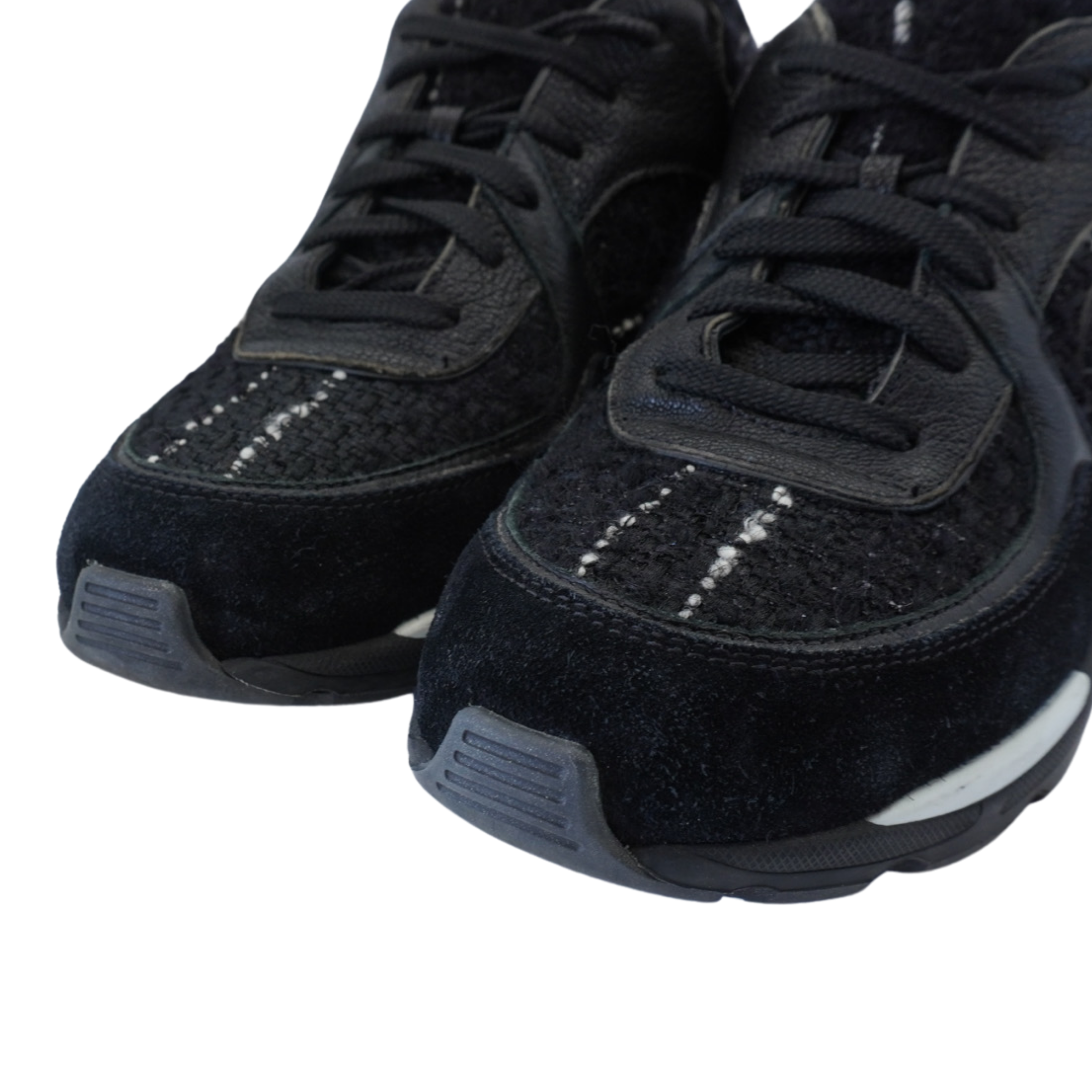 Chanel Tweed Sneakers - Women's 37