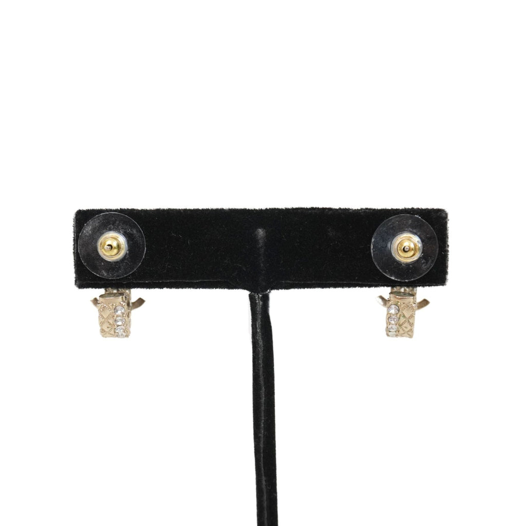 Chanel Quilted Hoop Earrings