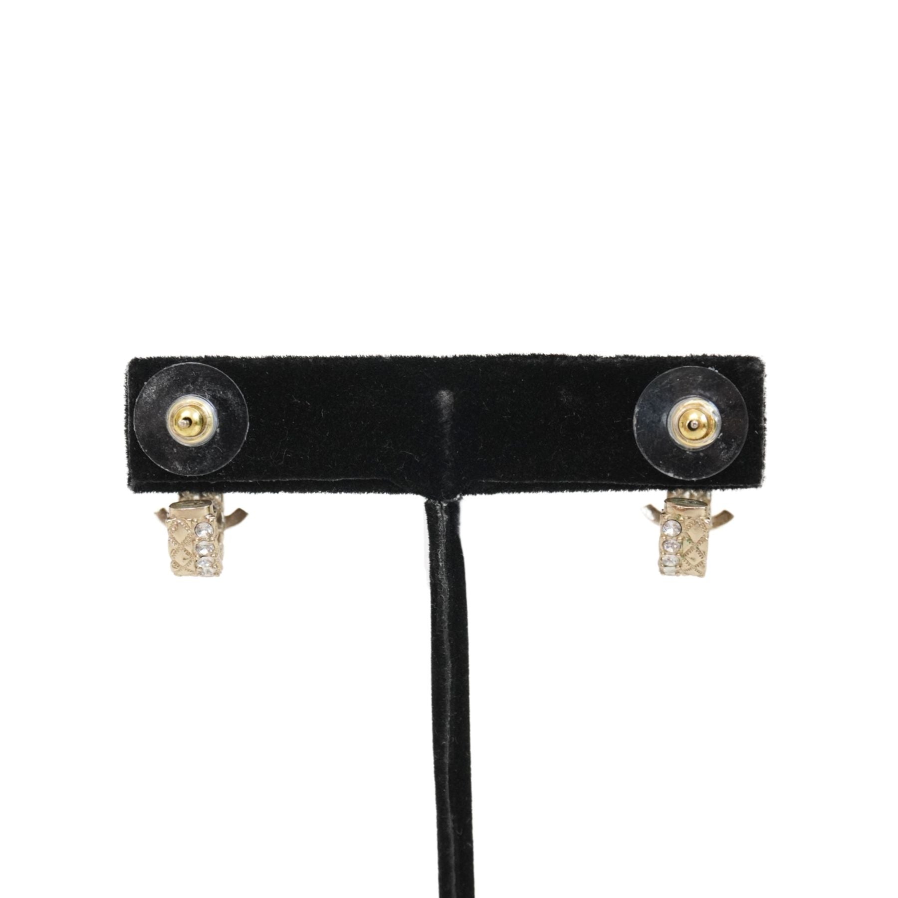 Chanel Quilted Hoop Earrings
