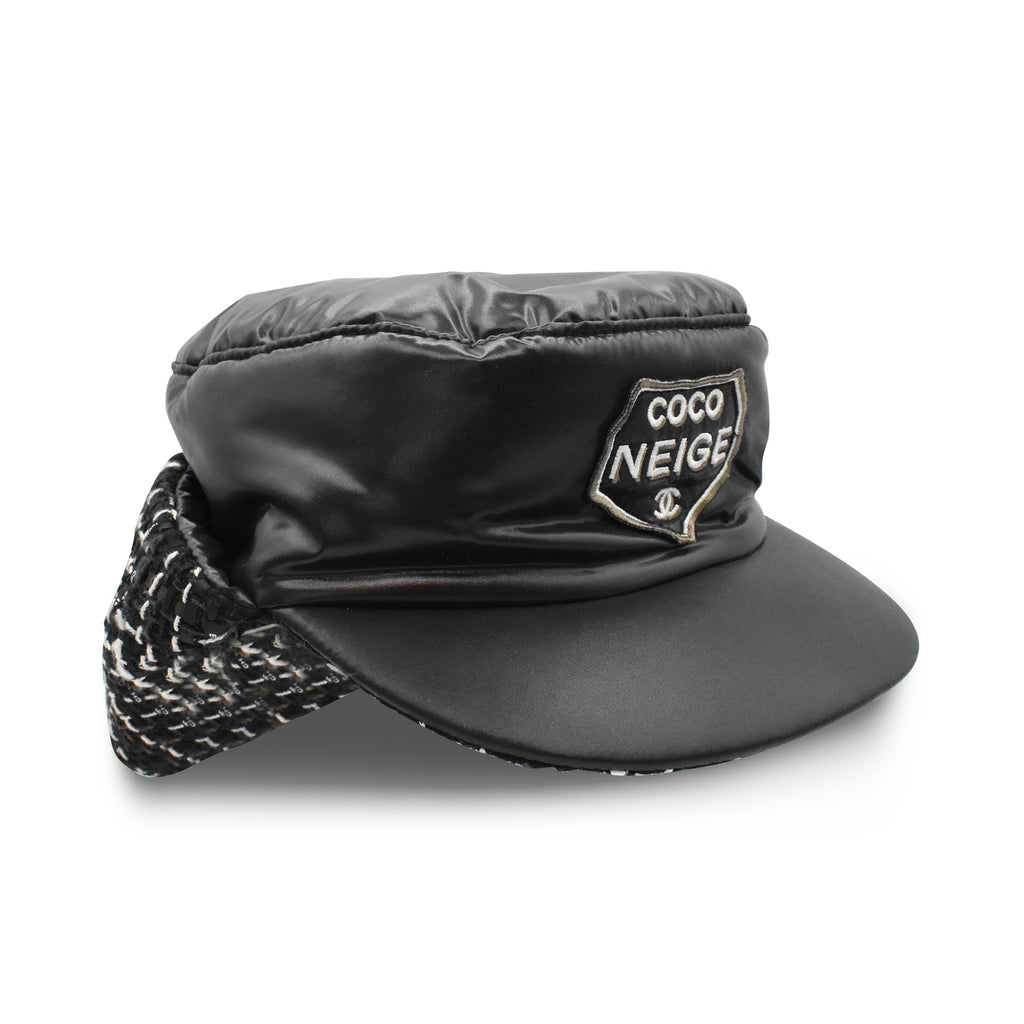 Chanel 'Coco Neige' Trapper Hat - M