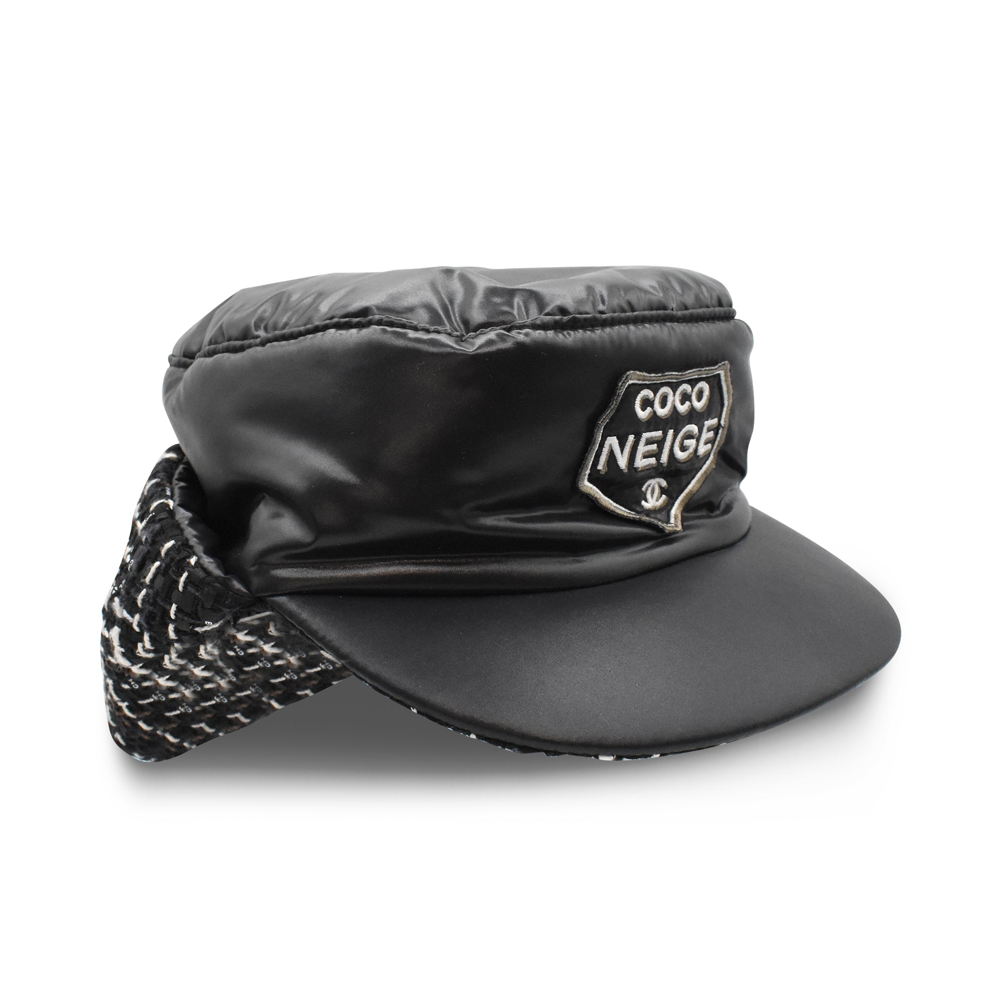 Chanel 'Coco Neige' Trapper Hat - M