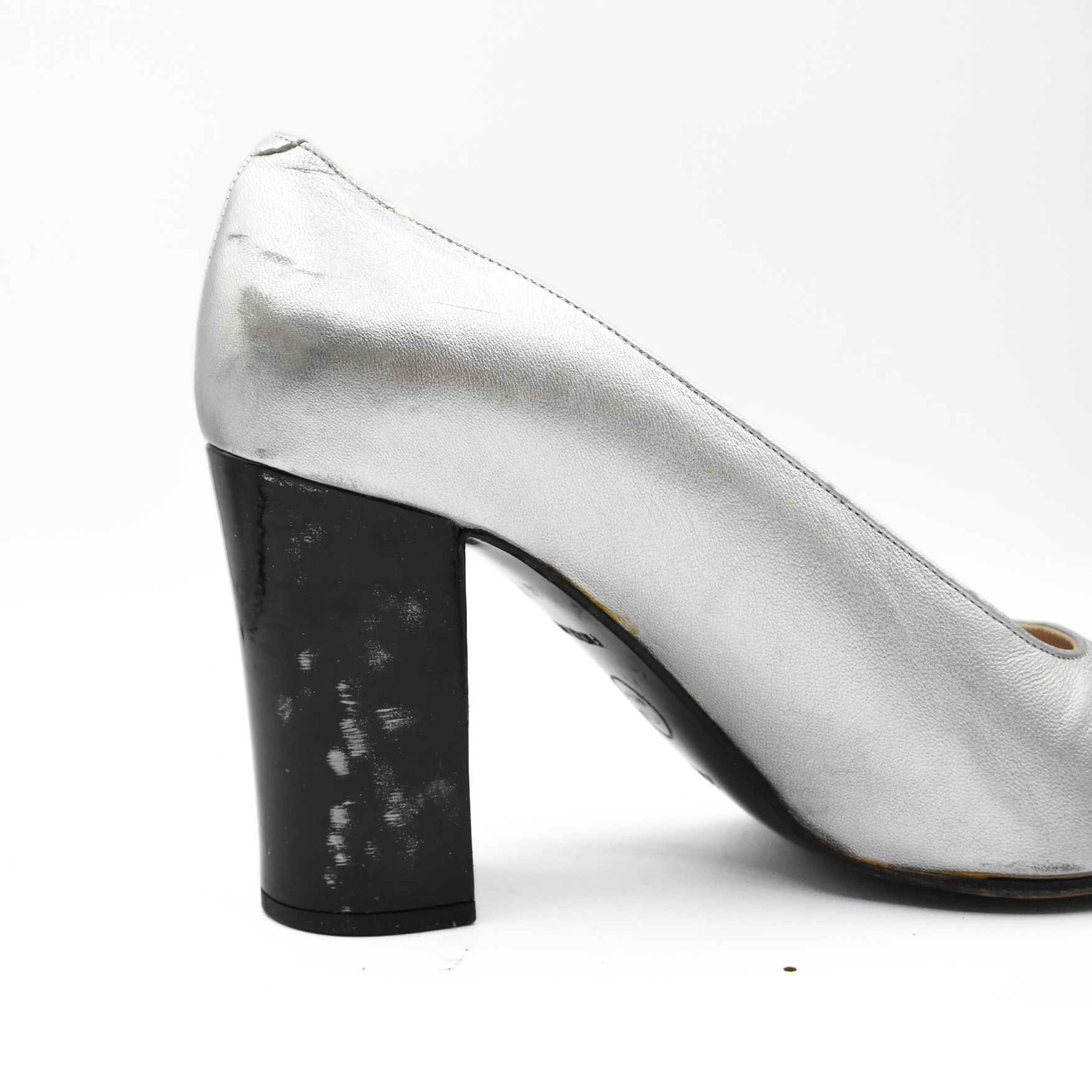 Chanel Silver Heels - Women's 35.5