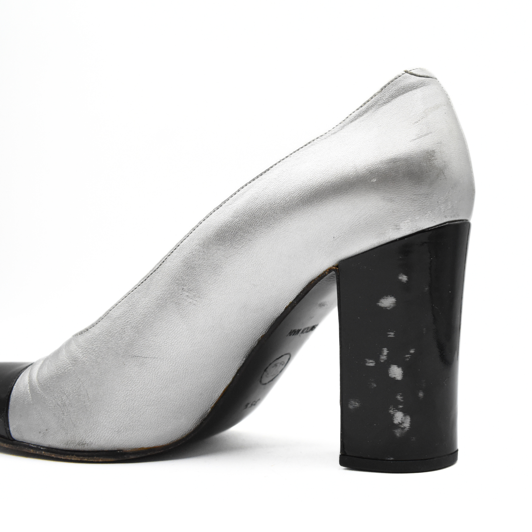 Chanel Silver Heels - Women's 35.5