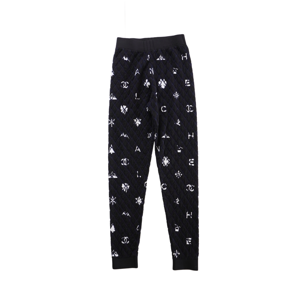 Chanel Diamond Quilted Leggings - Women's 36