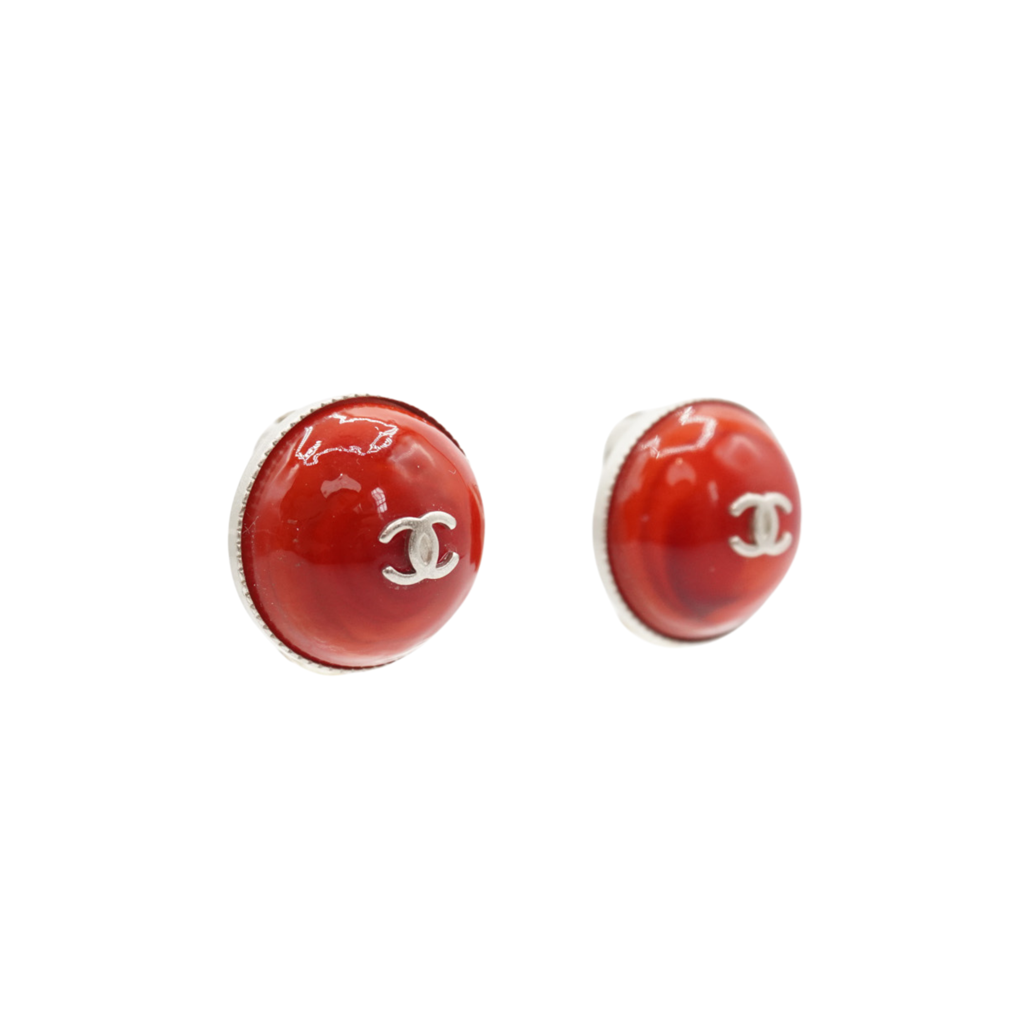 Chanel 'Cocomark' Clip On Earrings