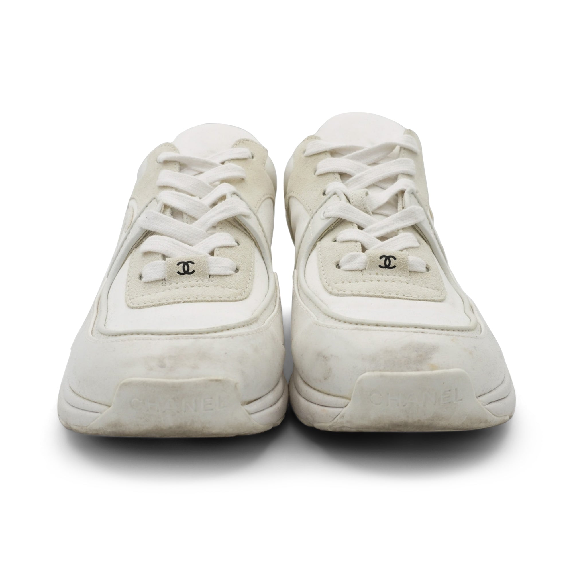 Chanel 'Interlocking CC' Sneakers - Women's 37.5