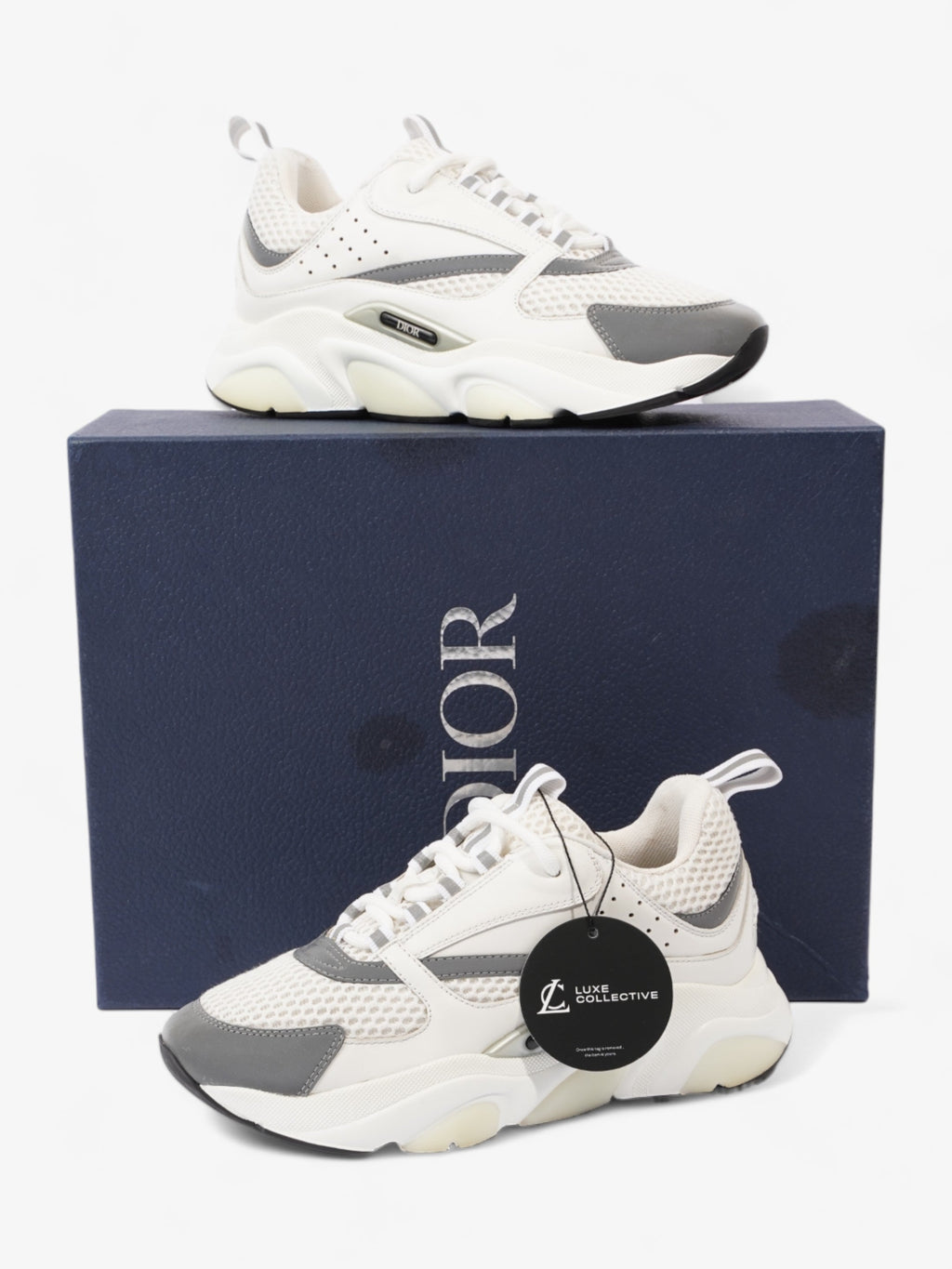 Christian Dior B22 White / Grey Mesh EU 37 UK 4