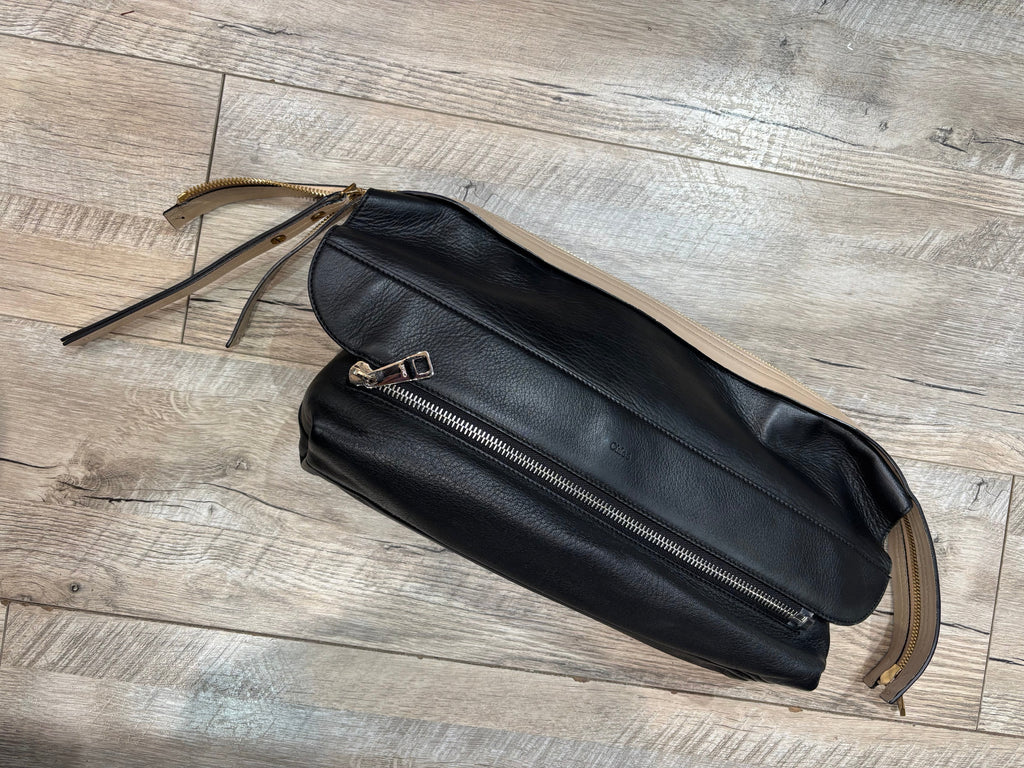CHLOÉ CALFSKIN LEATHER CLUTCH BAG