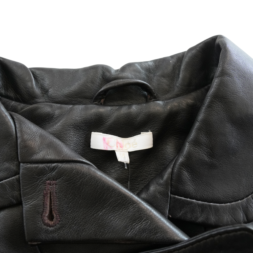 Chloe A-Line Leather Jacket - Youth 14