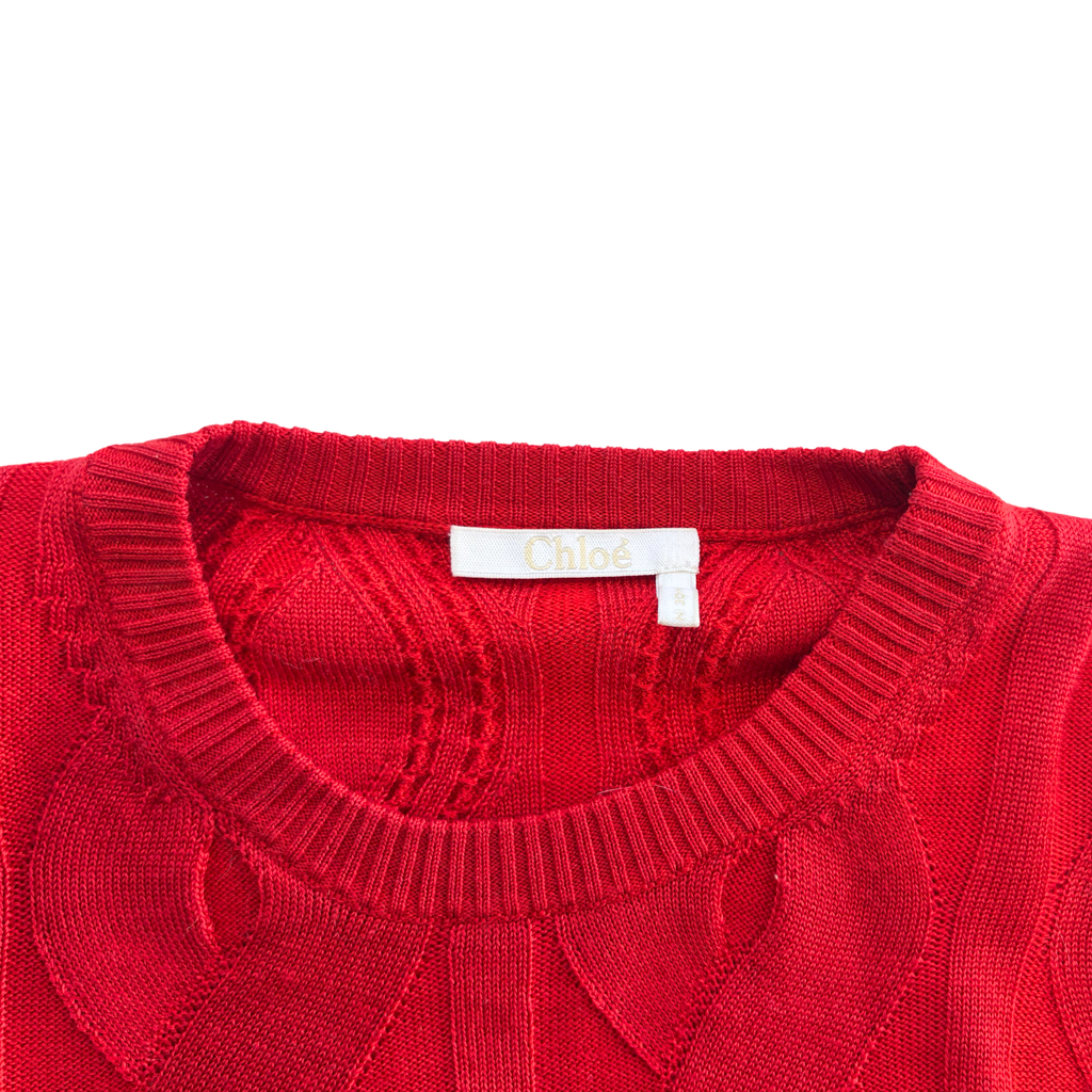 Chloe Cable Knit Sweater - Women's S