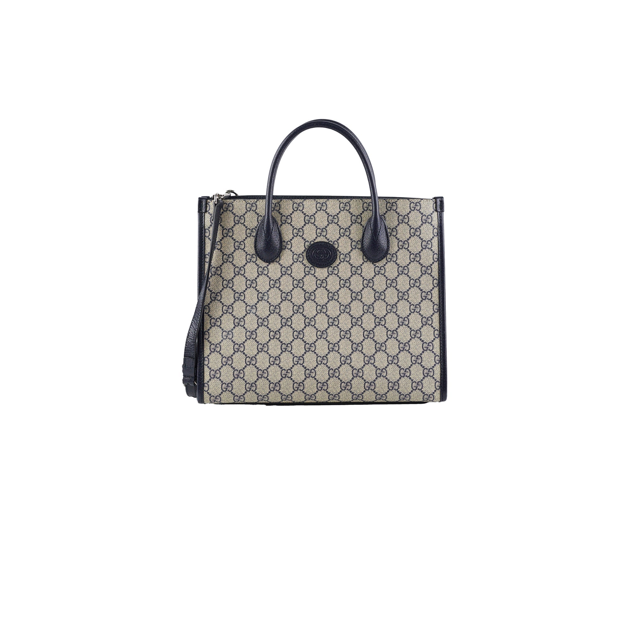 Gucci Small Monogram Black Tote