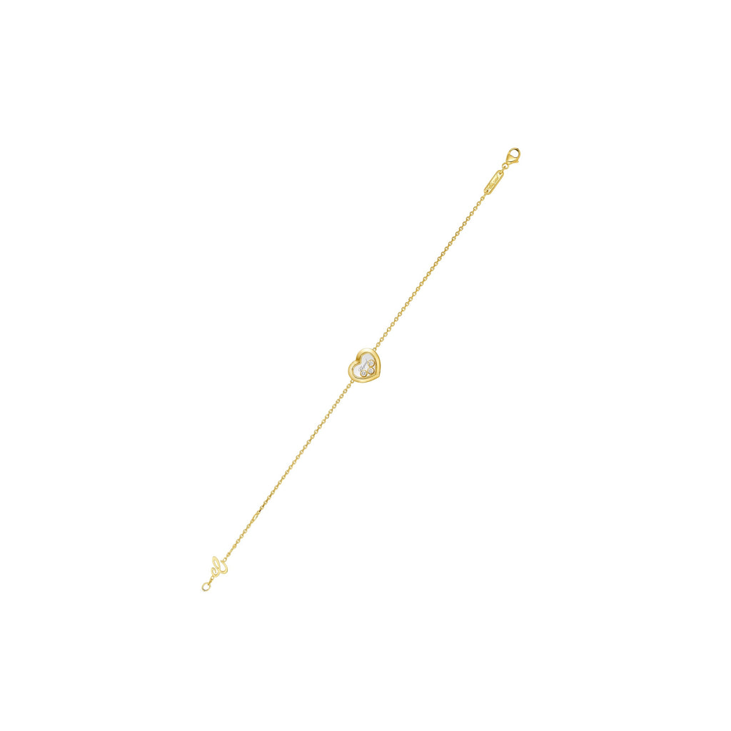 CHOPARD 18K GOLD HAPPY HEART DIAMONDS BRACELET