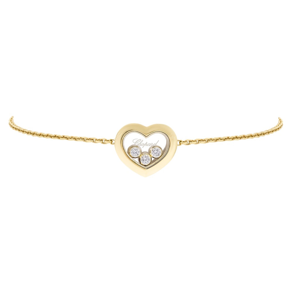 CHOPARD 18K GOLD HAPPY HEART DIAMONDS BRACELET