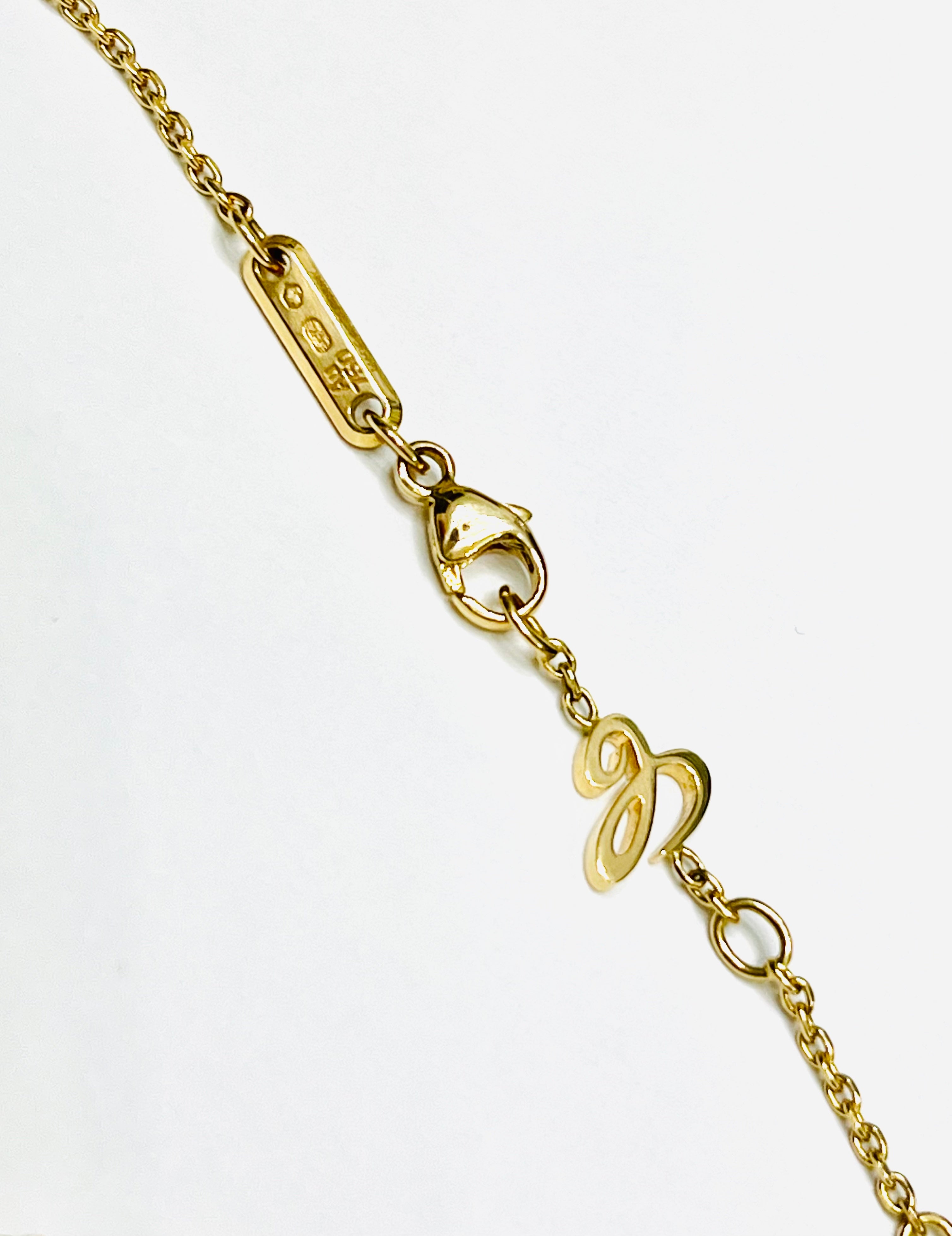 CHOPARD 18K GOLD HAPPY HEART DIAMONDS BRACELET