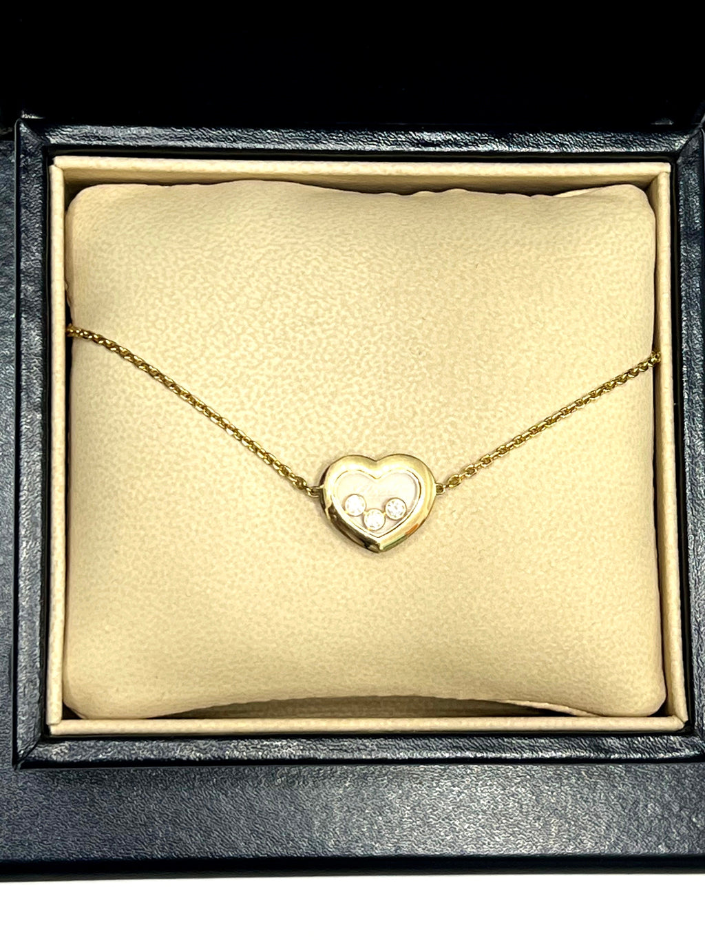 CHOPARD 18K GOLD HAPPY HEART DIAMONDS BRACELET
