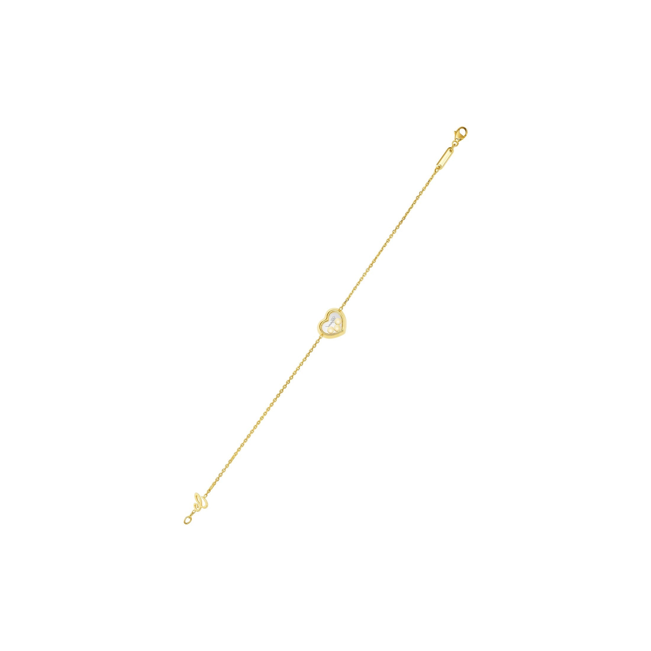 CHOPARD 18K GOLD HAPPY HEART DIAMONDS BRACELET