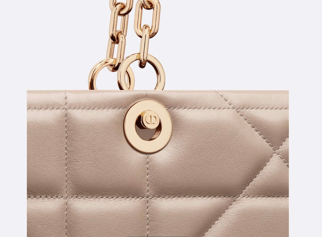 CHRISTIAN DIOR MEDIUM DIOR CALFSKIN LEATHER ESSENTIAL TOTE BAG