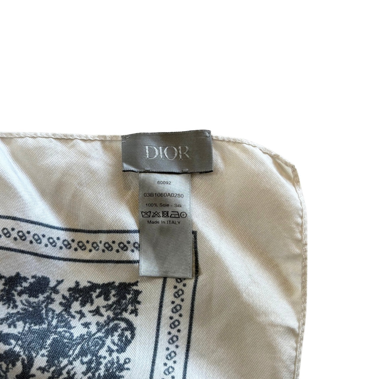 Christian Dior x Air Jordan 'Air Dior' Square Silk Scarf