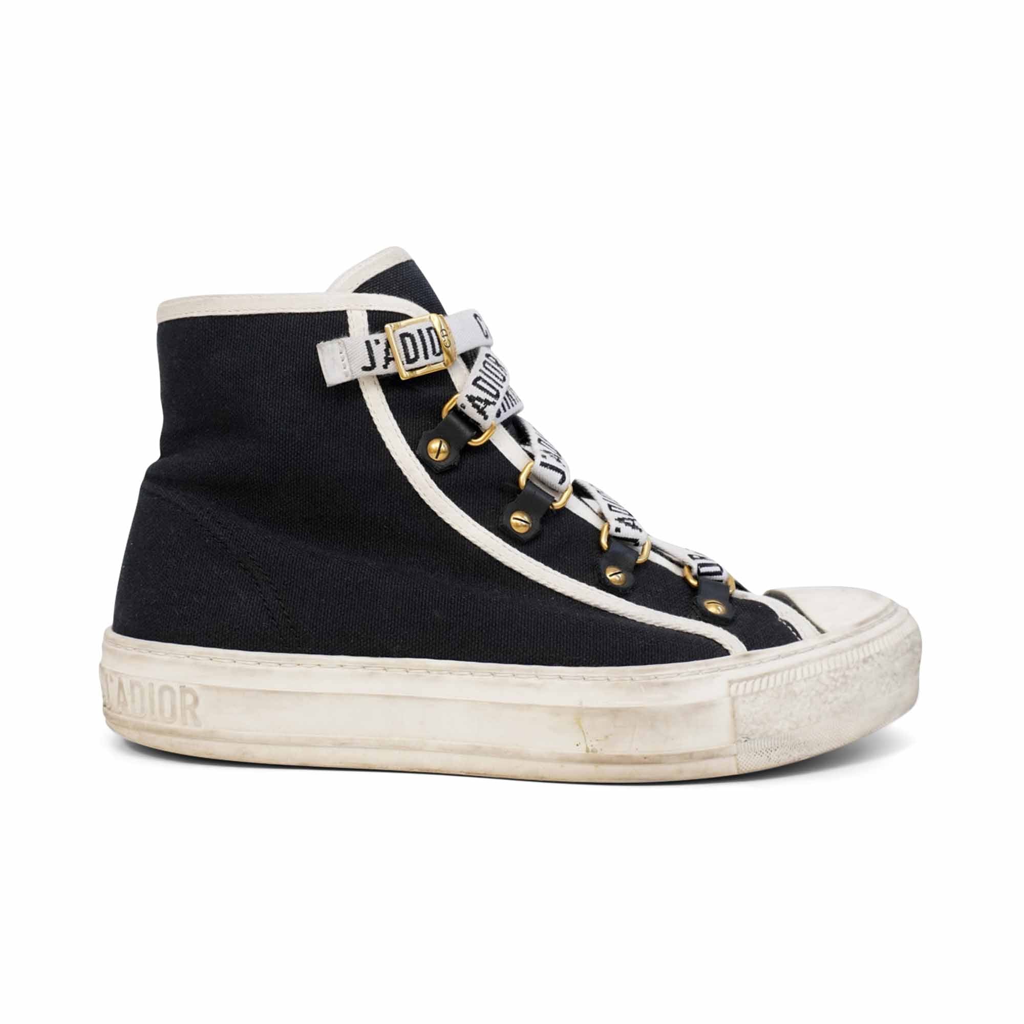 Christian Dior 'Walk N Dior' Hightop Sneakers - Women's 38.5