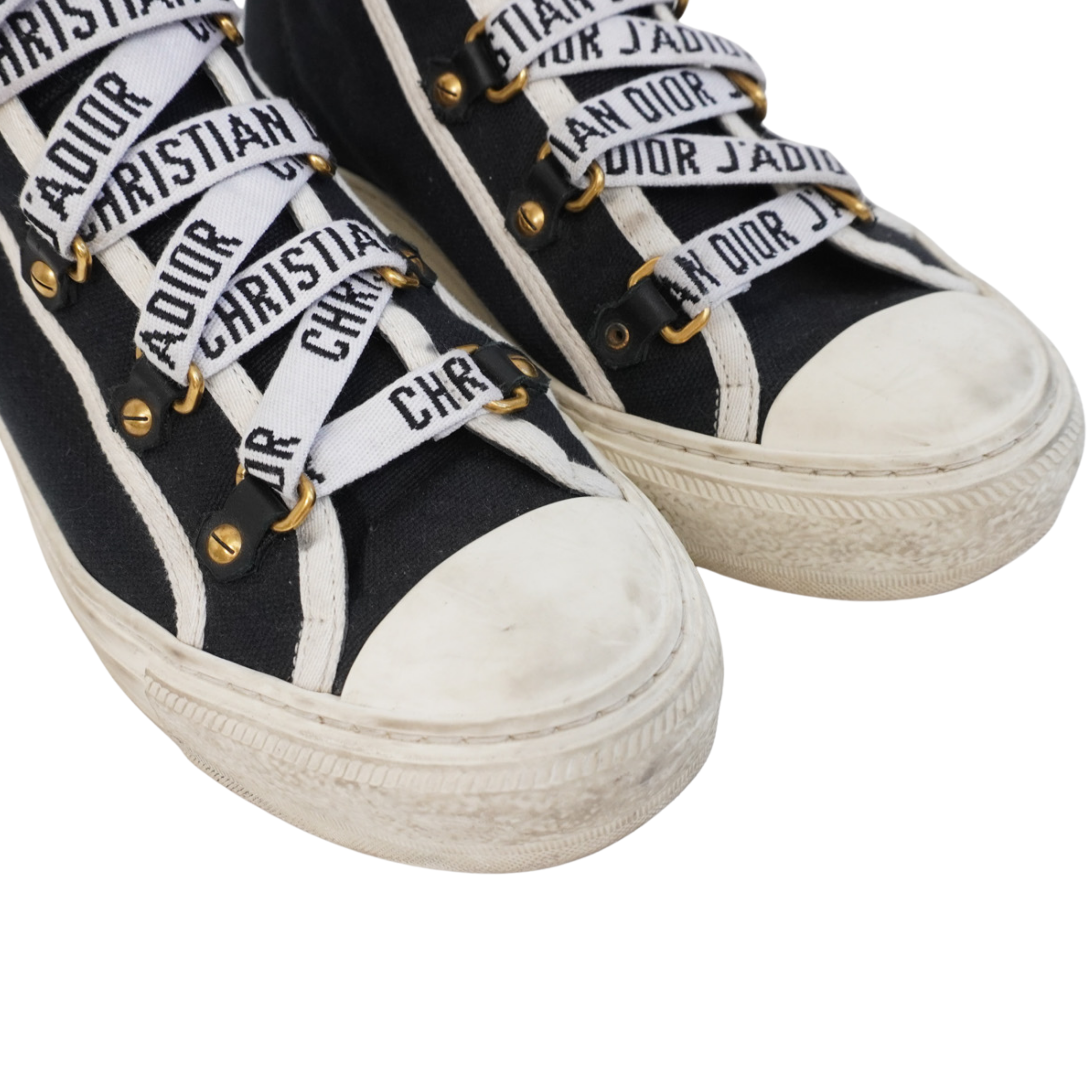 Christian Dior 'Walk N Dior' Hightop Sneakers - Women's 38.5