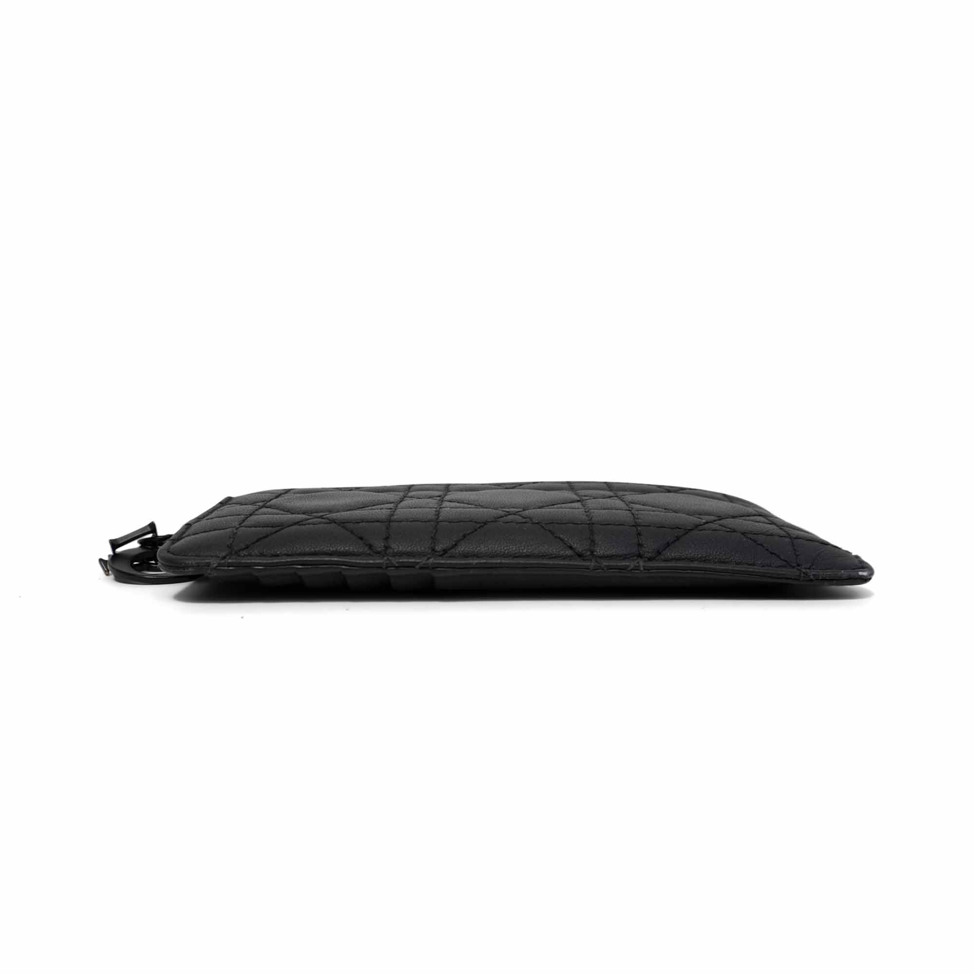 Christian Dior Cannage Zip holder