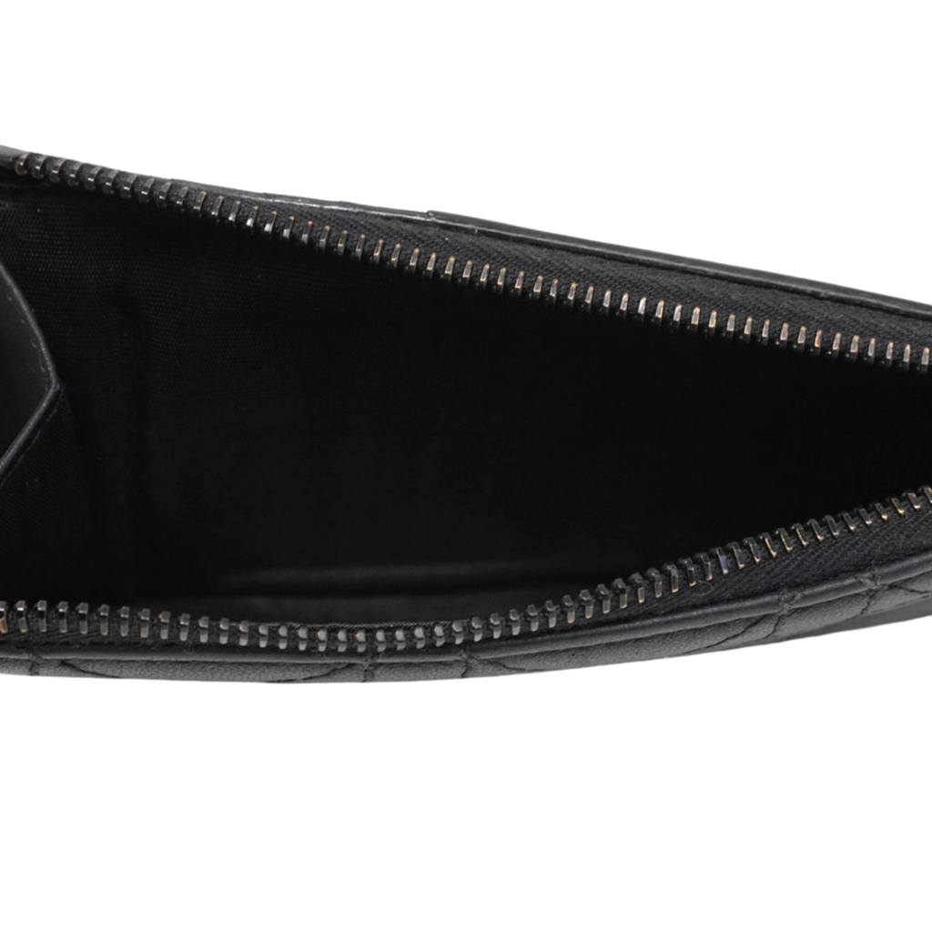 Christian Dior Cannage Zip holder