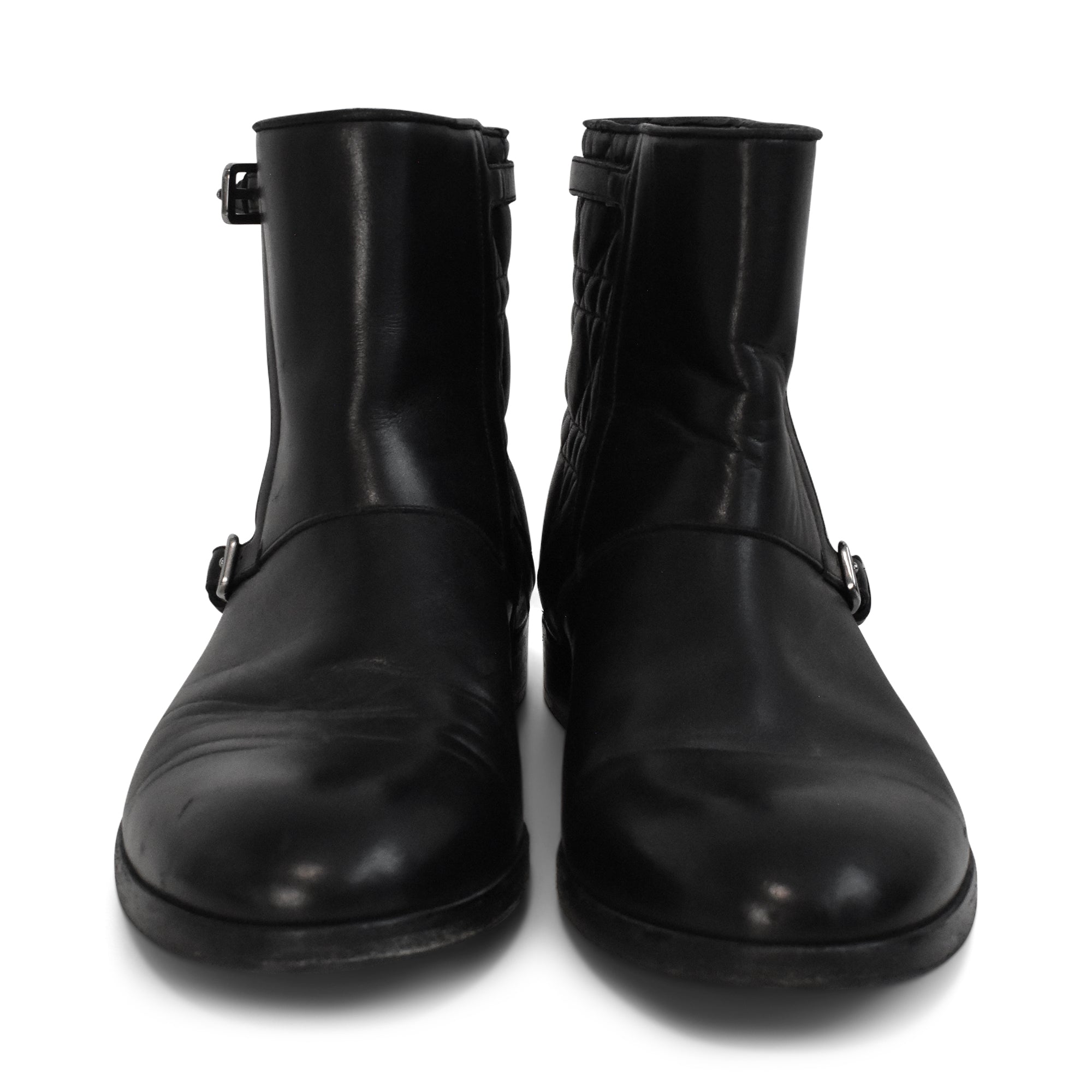 Christian Dior Cannage Quilt Ankle Boots - Women's 39