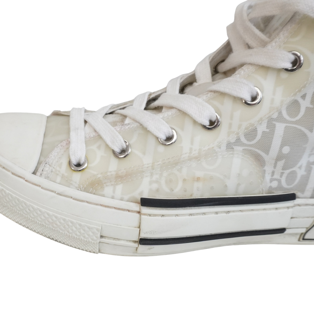 Christian Dior 'B23' Hightop Oblique Monogram Sneakers - Women's 37