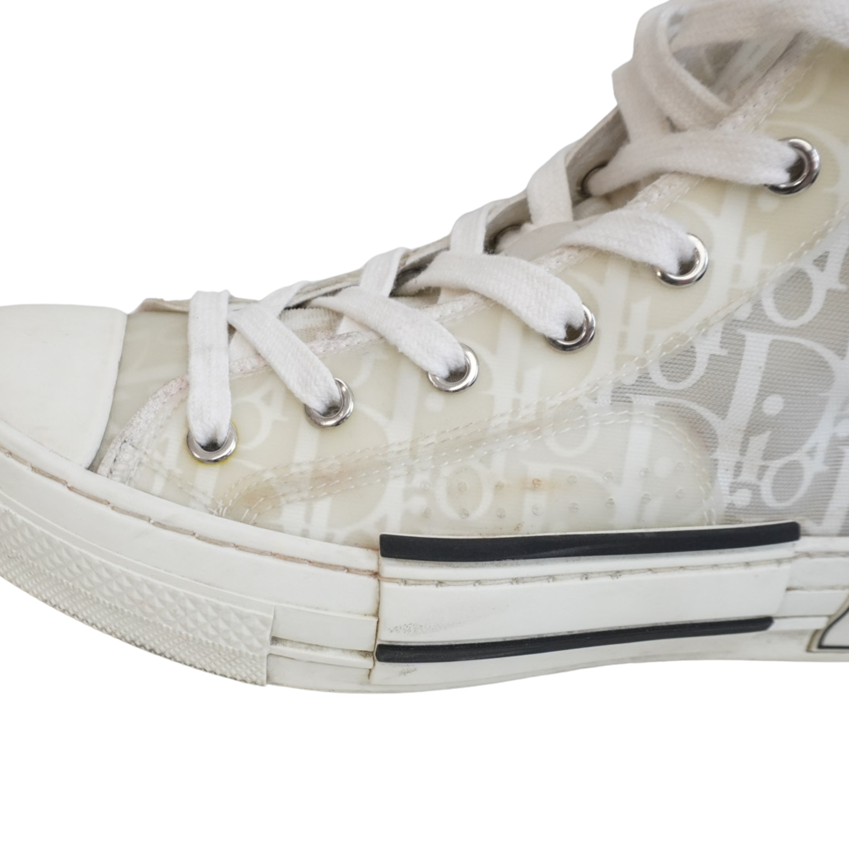 Christian Dior 'B23' Hightop Oblique Monogram Sneakers - Women's 37