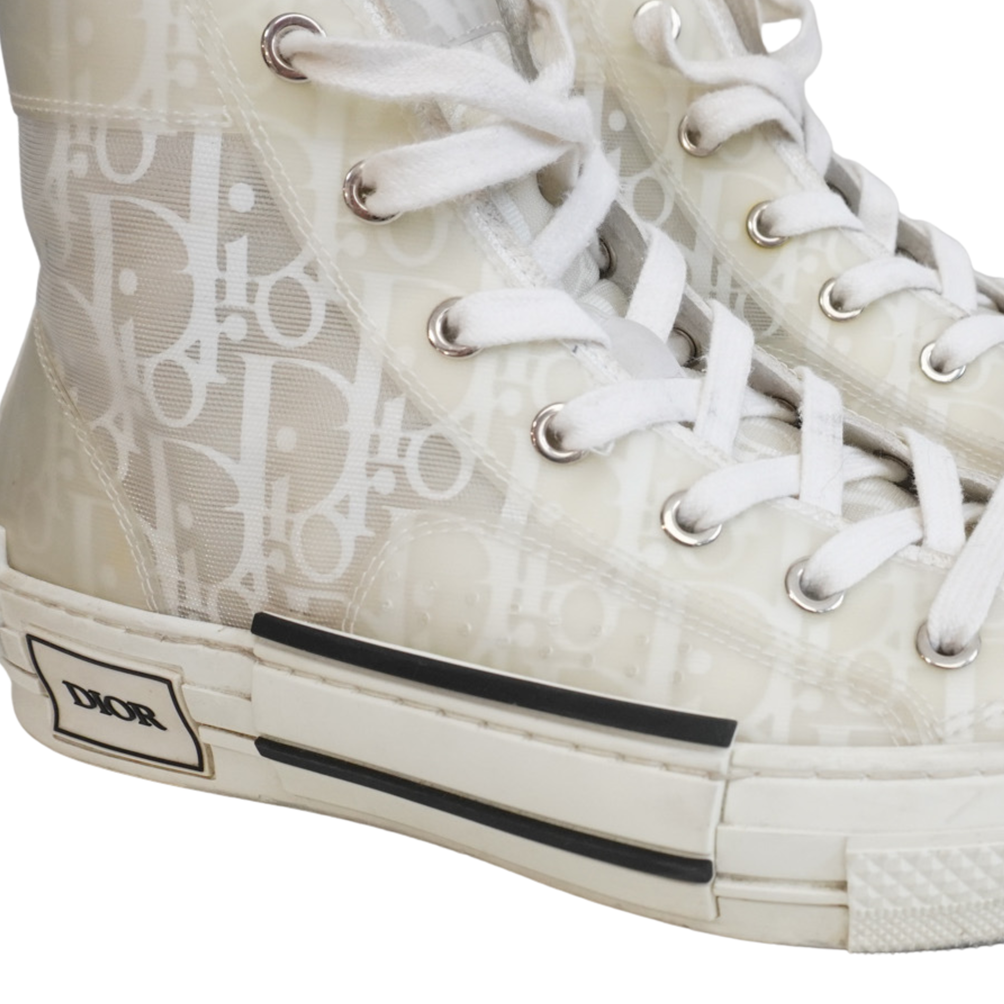 Christian Dior 'B23' Hightop Oblique Monogram Sneakers - Women's 37