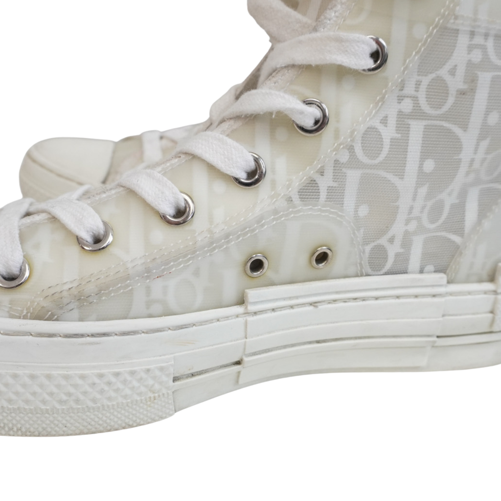 Christian Dior 'B23' Hightop Oblique Monogram Sneakers - Women's 37