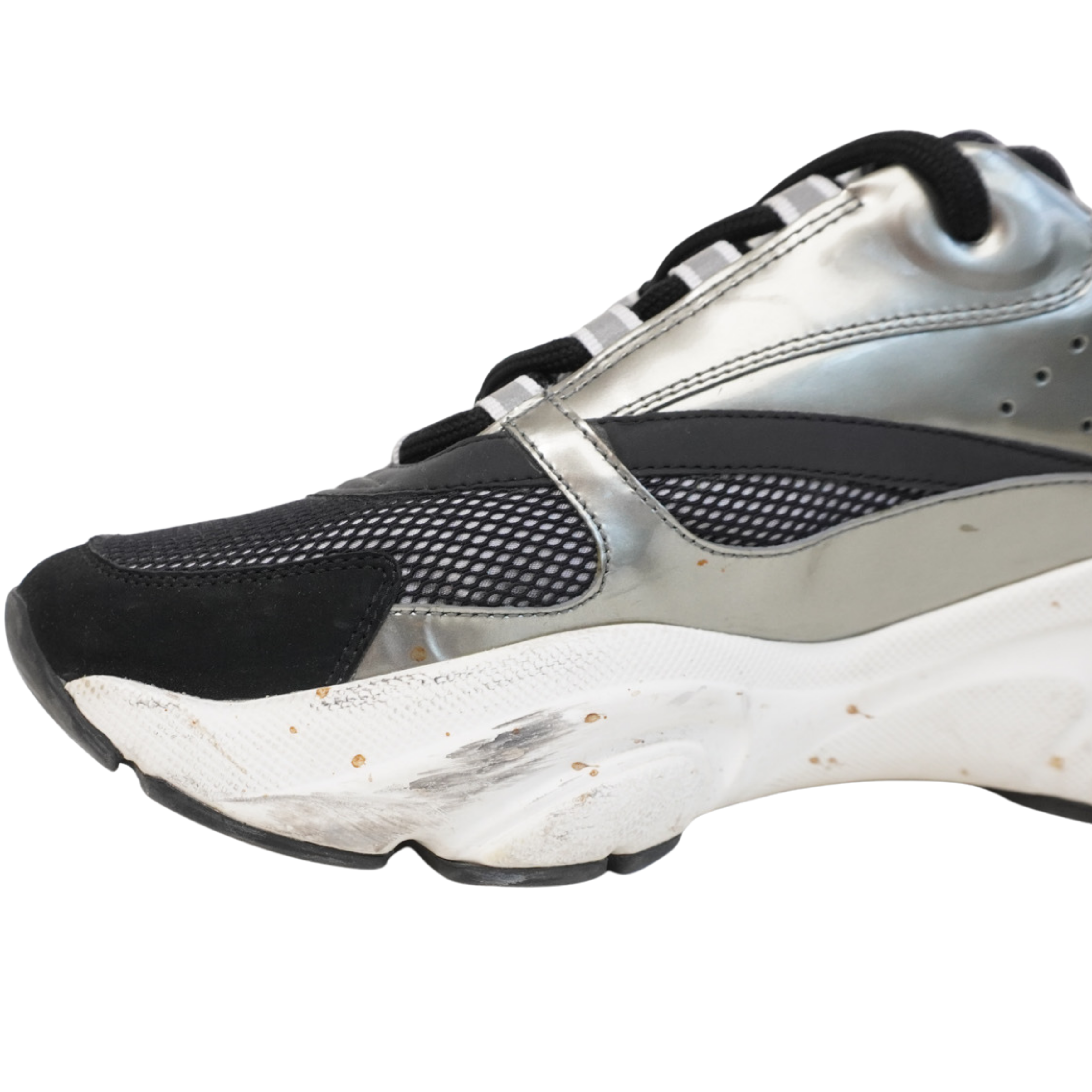 Christian Dior 'B22' Metallic Sneakers - Men's 39