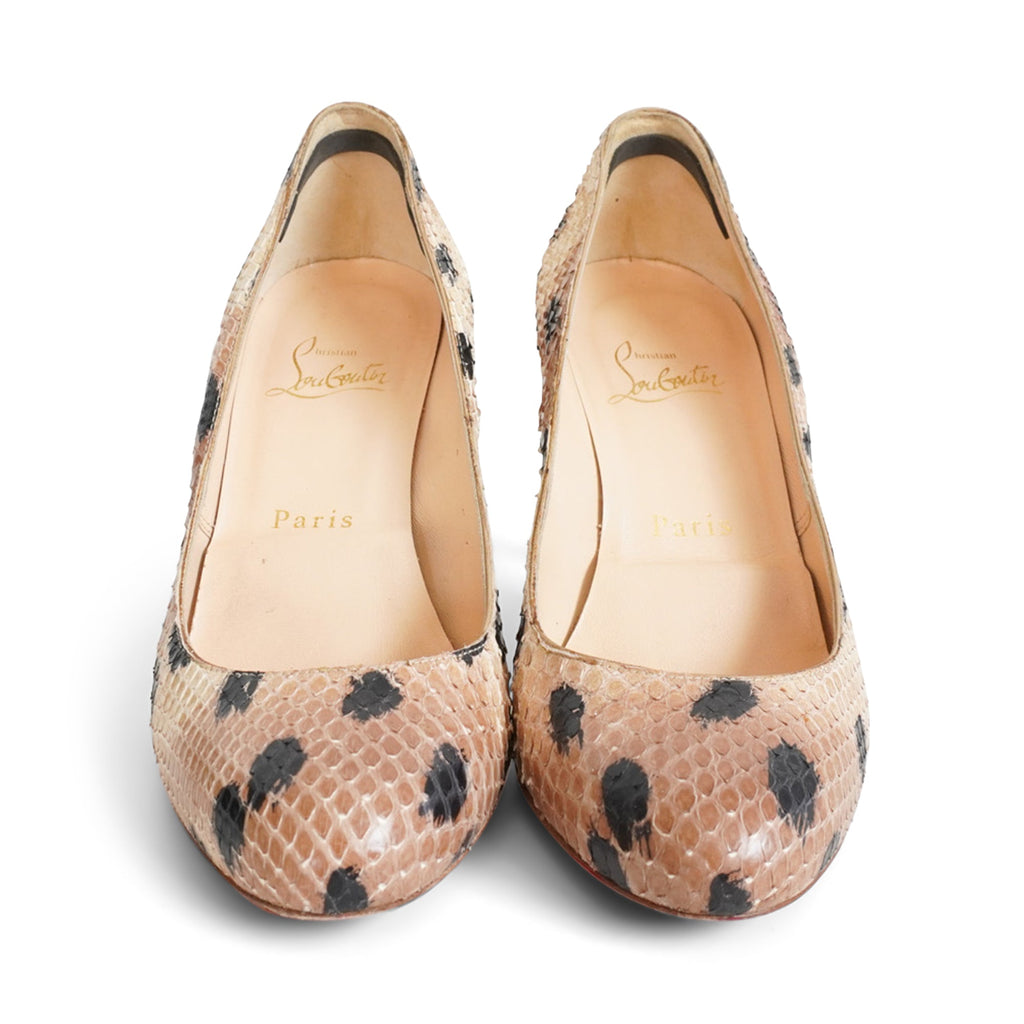Christian Louboutin 'Simple Python' Pumps - Women's 36