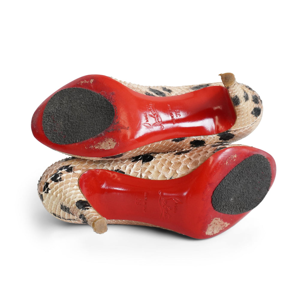 Christian Louboutin 'Simple Python' Pumps - Women's 36
