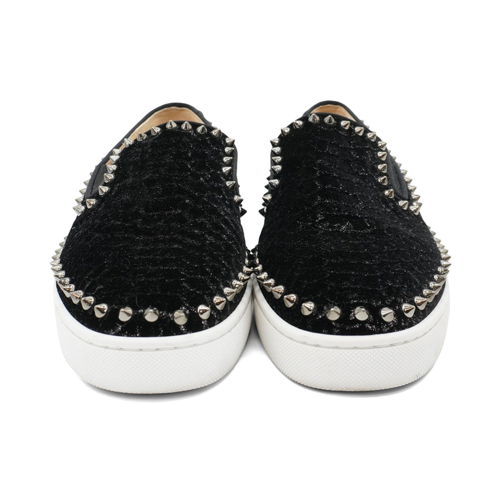 Christian Louboutin Spike Slip-On Sneakers - Men's 41