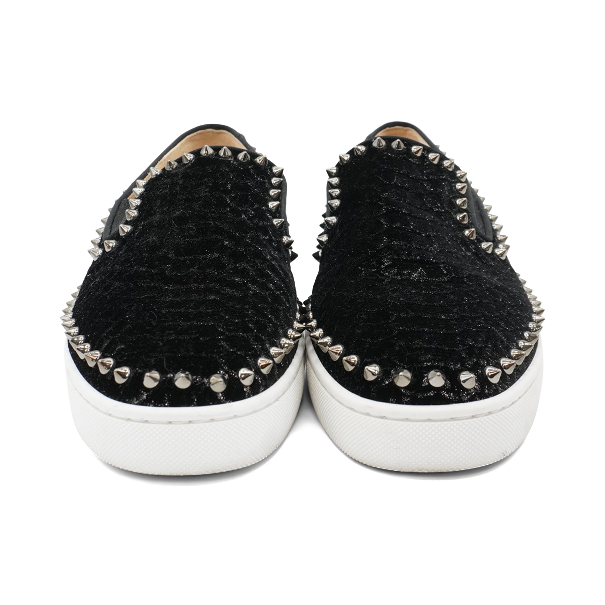 Christian Louboutin Spike Slip-On Sneakers - Men's 41