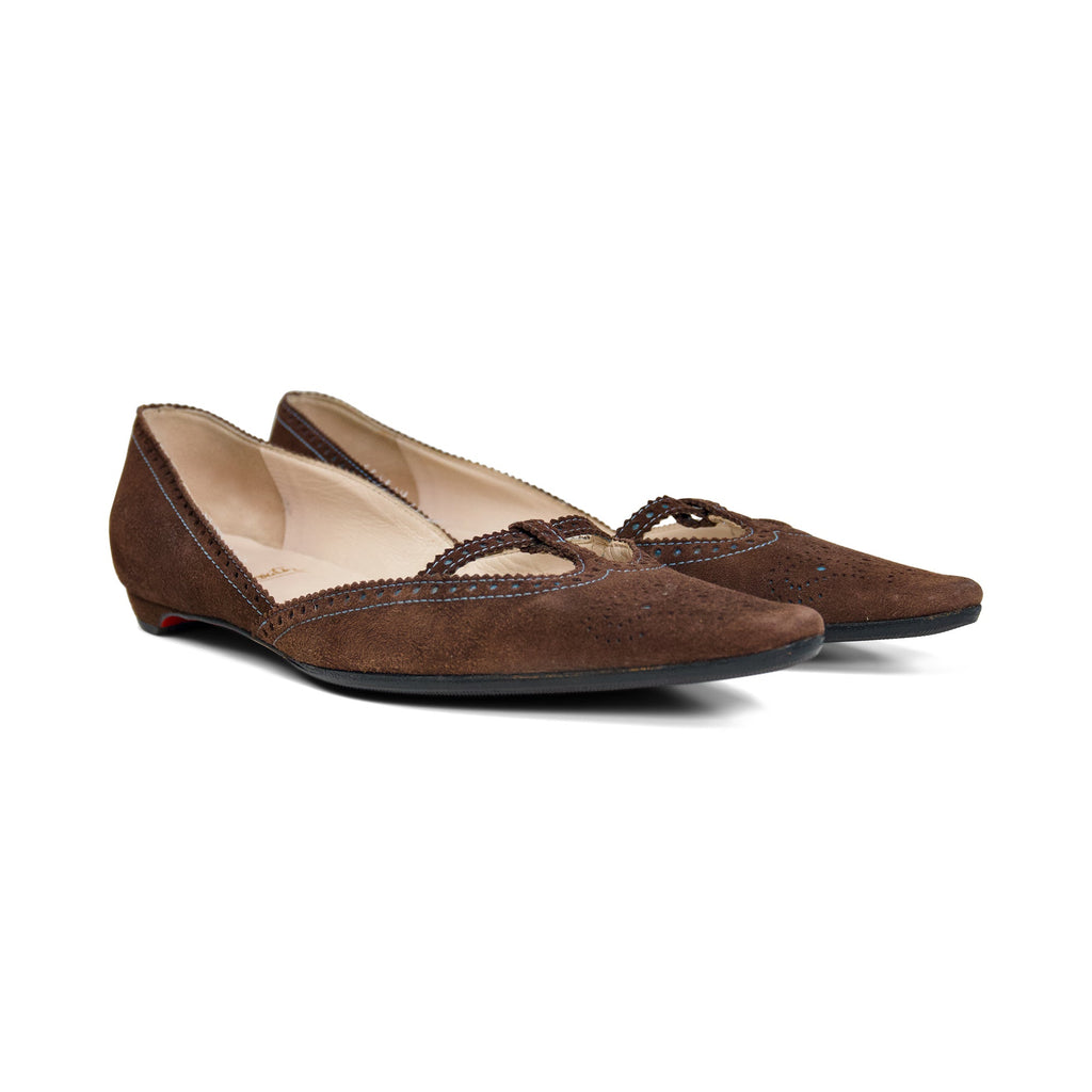 Christian Louboutin Mary Jane Flats - Women's 36.5