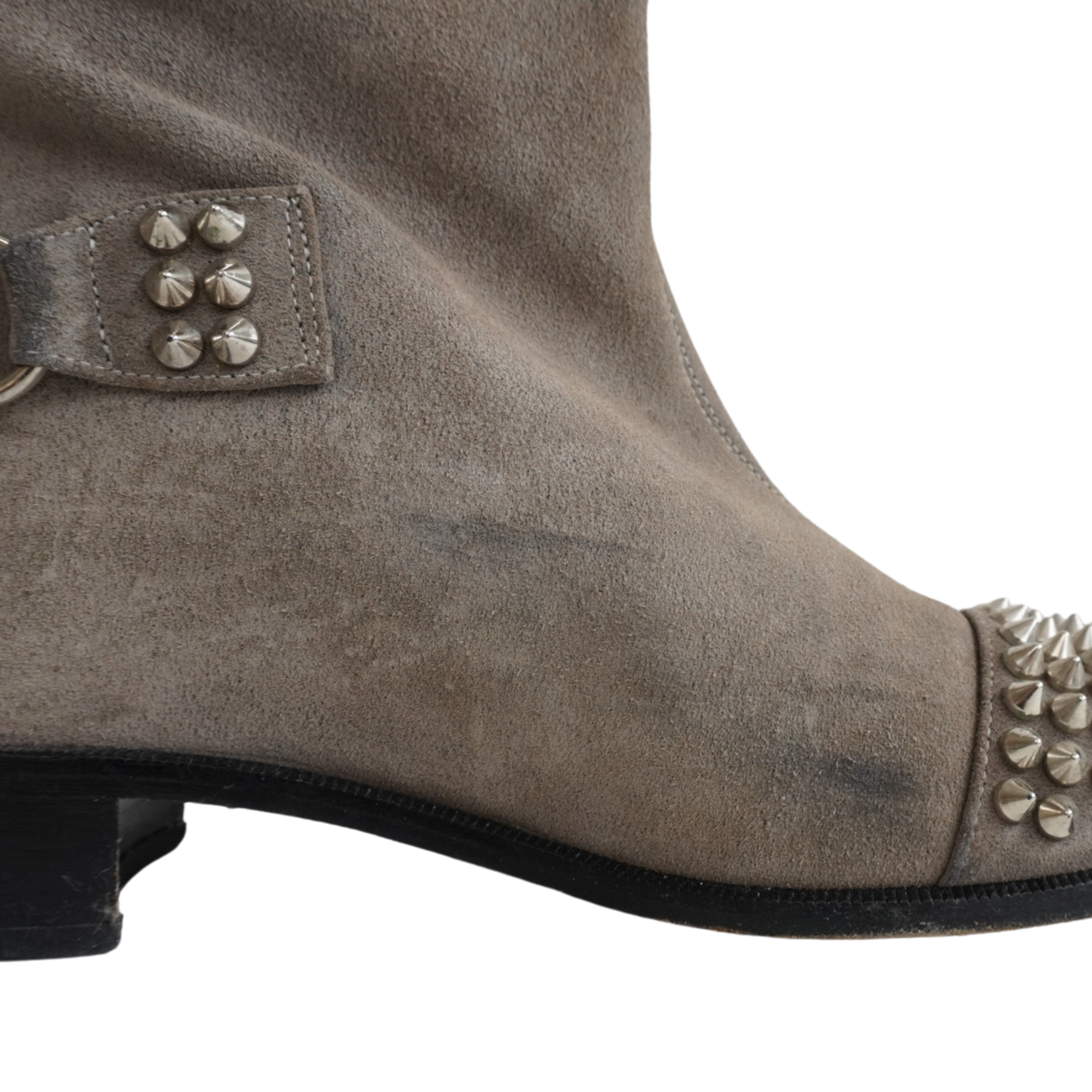 Christian Louboutin 'Egoutina' Studded Boots - Women's 39