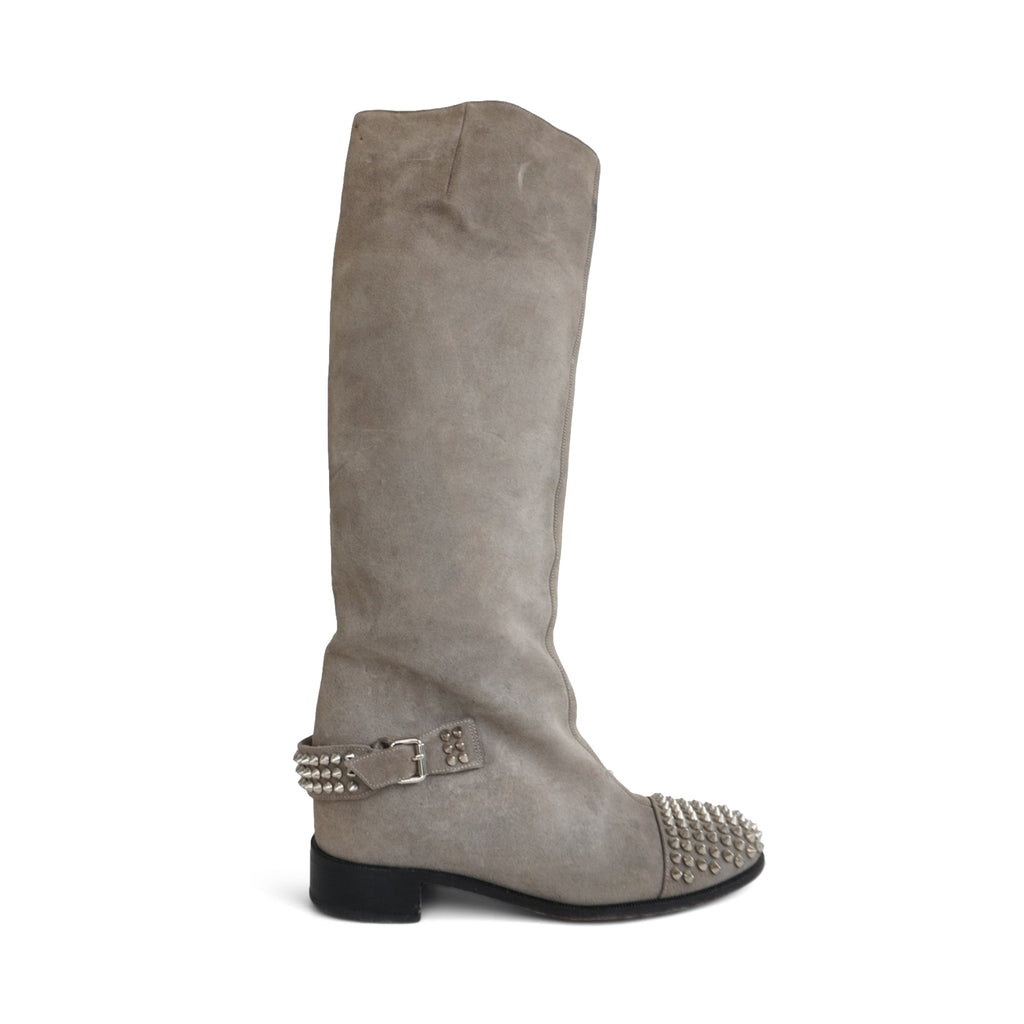Christian Louboutin 'Egoutina' Studded Boots - Women's 39