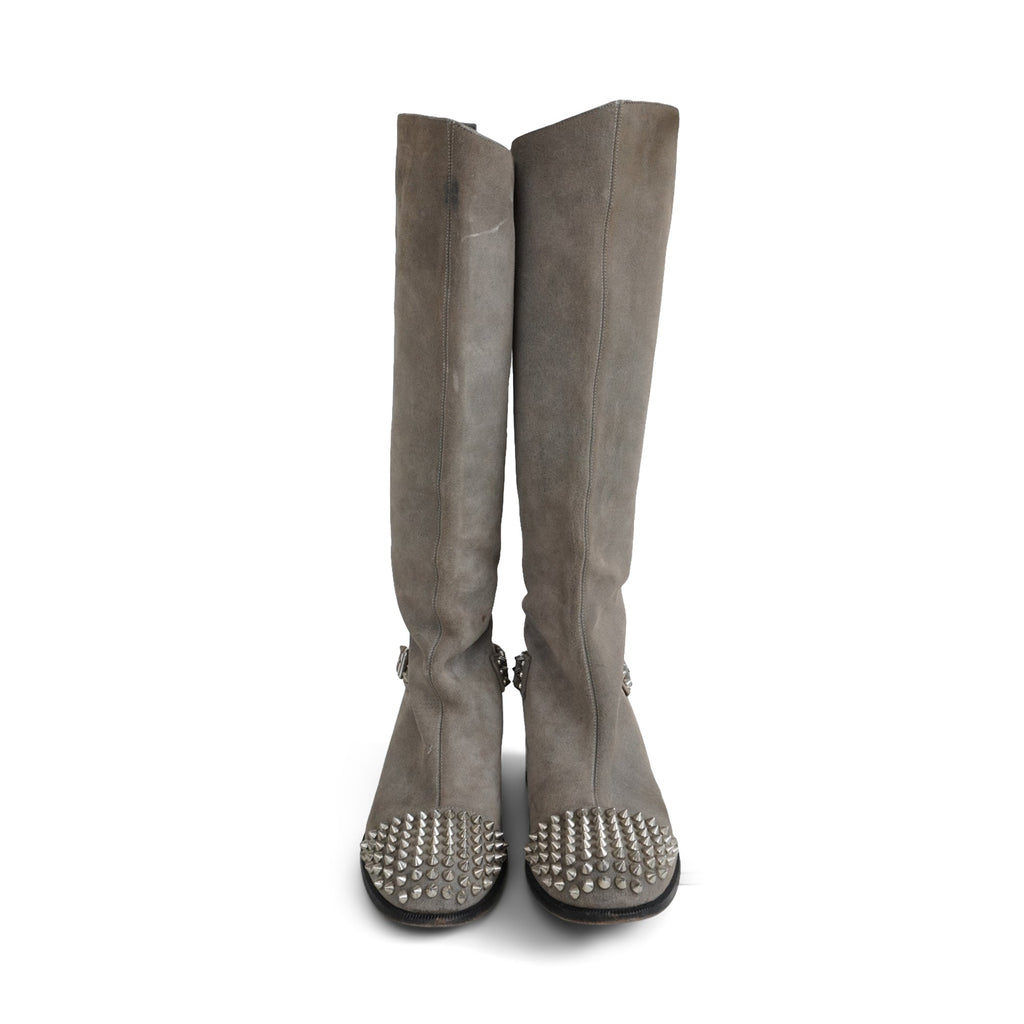 Christian Louboutin 'Egoutina' Studded Boots - Women's 39