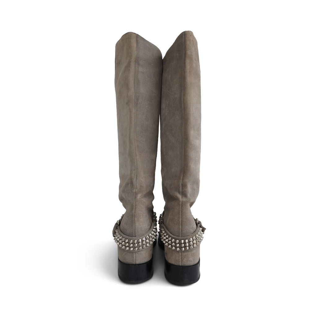 Christian Louboutin 'Egoutina' Studded Boots - Women's 39
