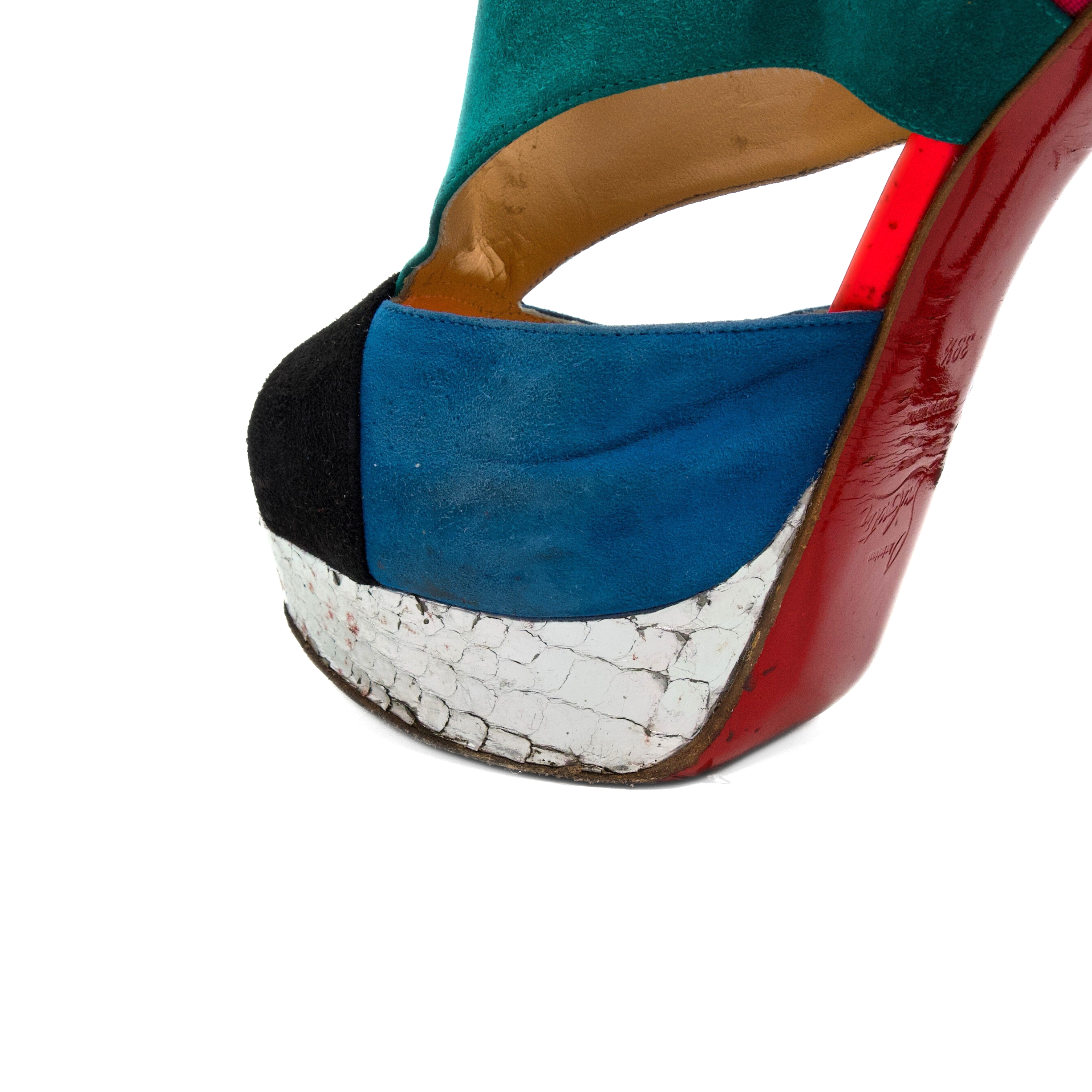 Christian Louboutin 'Pitou' Platform Heels - Women's 39.5