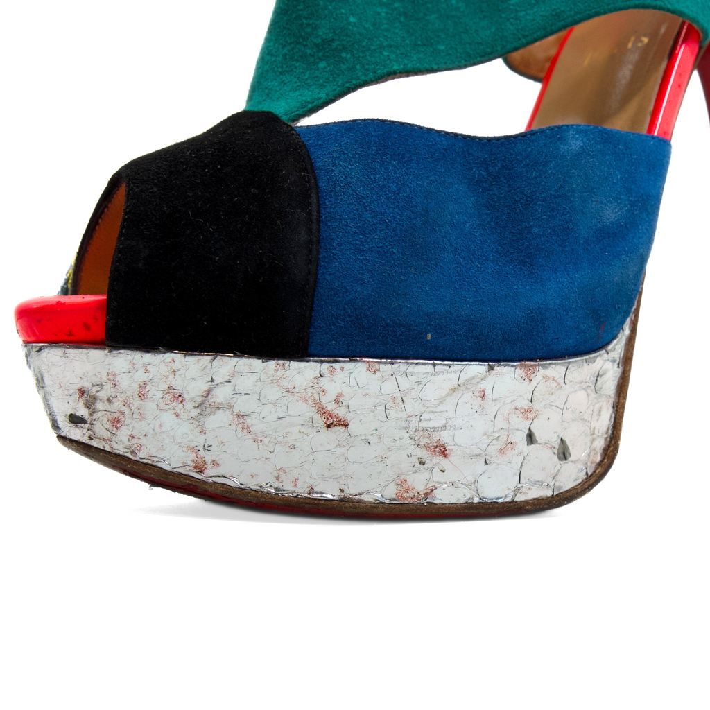 Christian Louboutin 'Pitou' Platform Heels - Women's 39.5