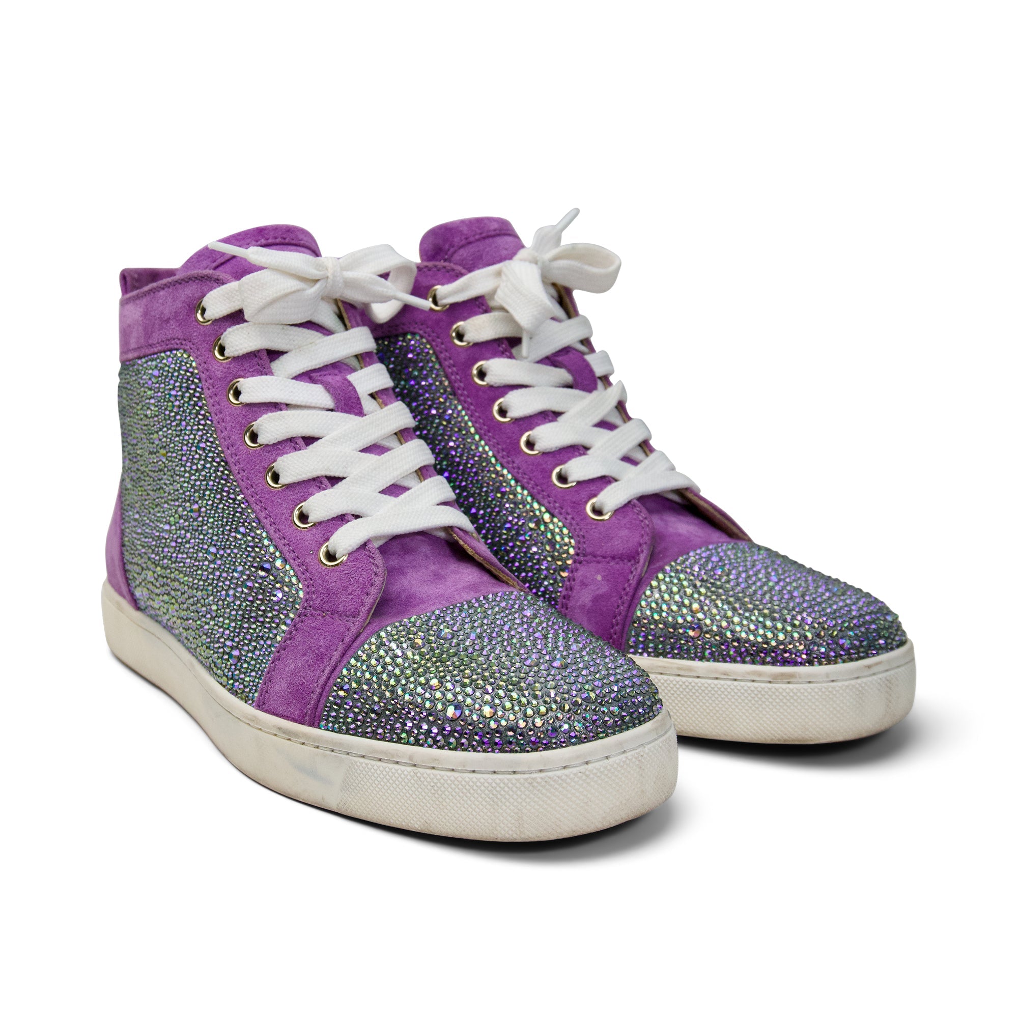 Christian Louboutin 'Louis Strass' Sneakers - Women's 38.5