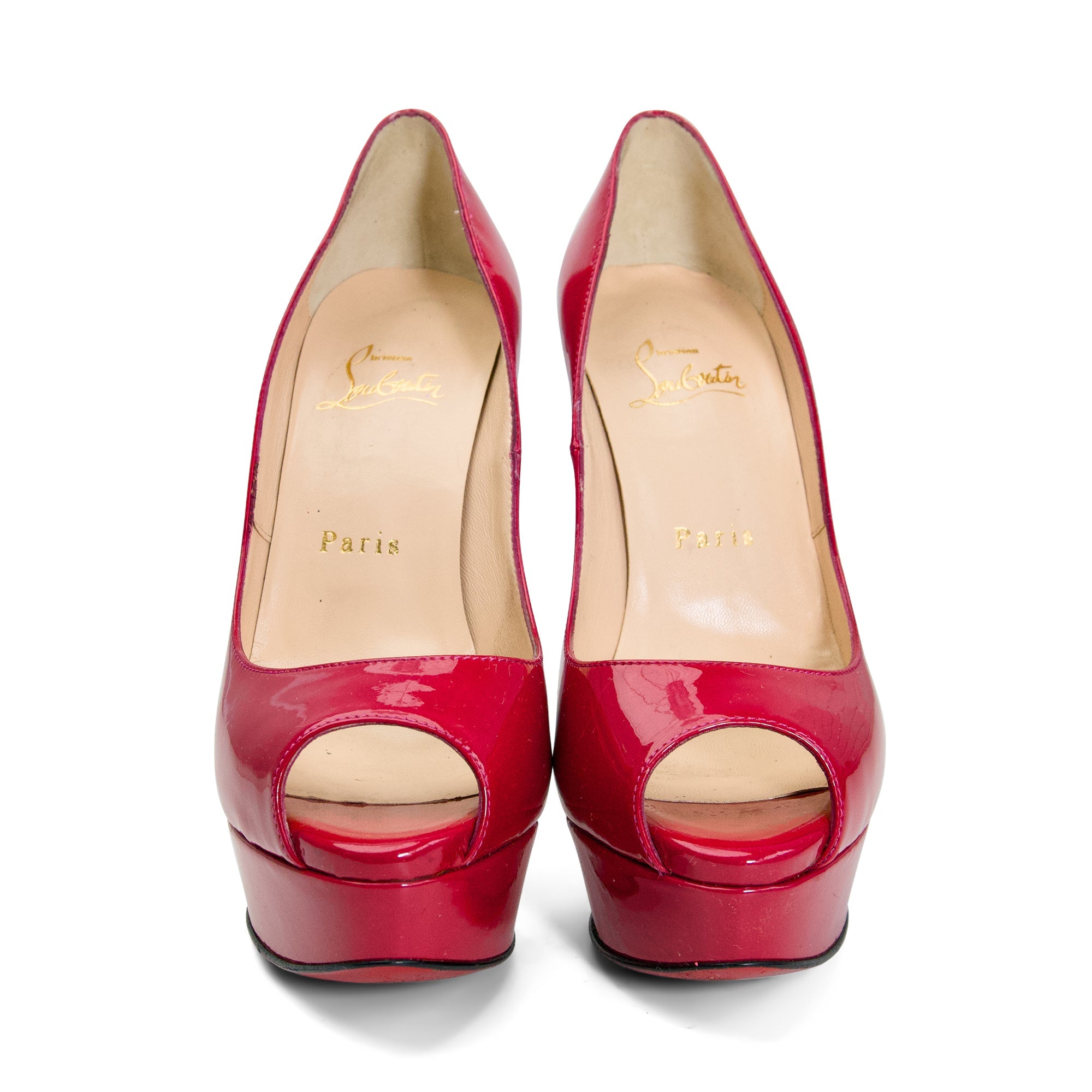 Christian Louboutin 'Lady Peep' Heels - Women's 36