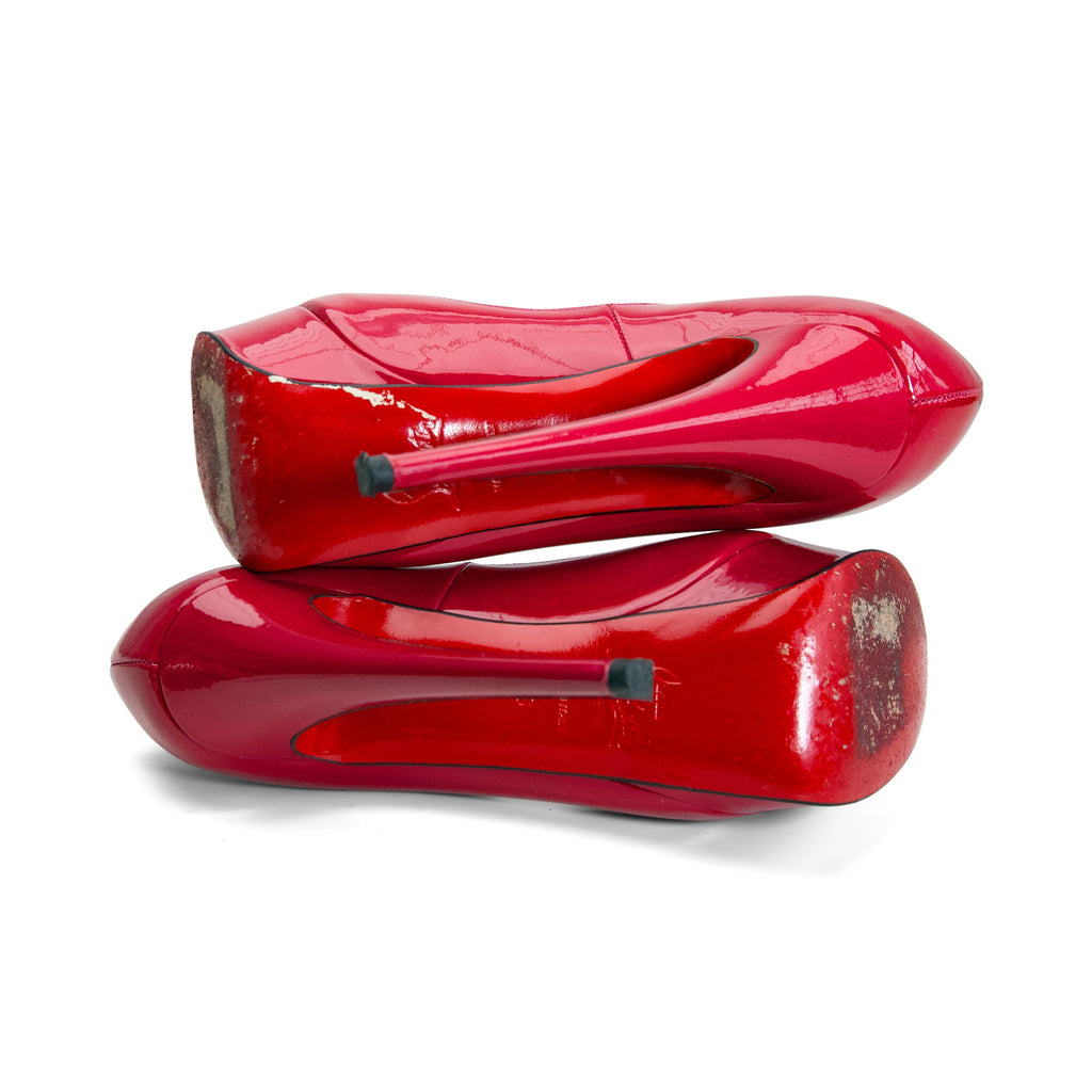 Christian Louboutin 'Lady Peep' Heels - Women's 36