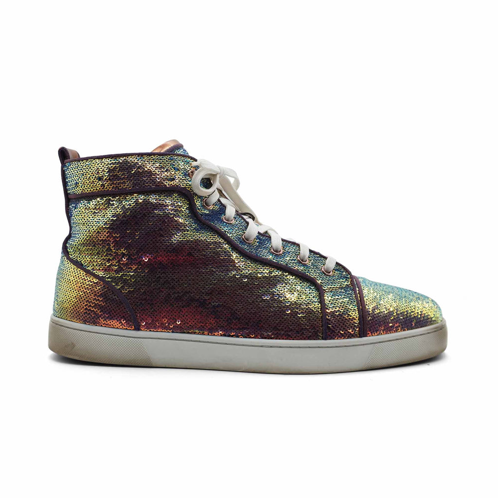 Christian Louboutin 'Louis Orlato' Sequin Sneakers - Men's 47