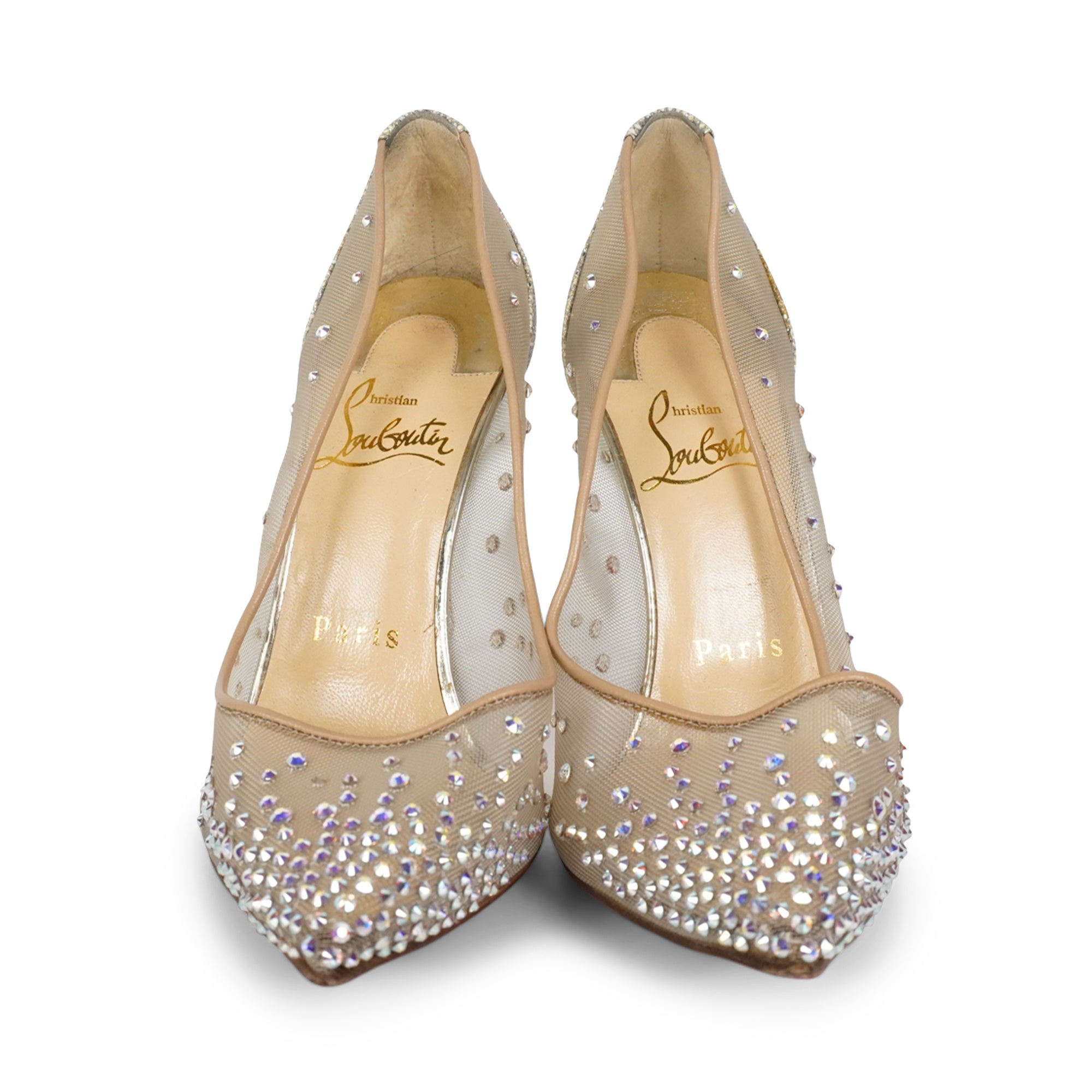 Christian Louboutin 'Follies Strass' Heels - Women's 34.5