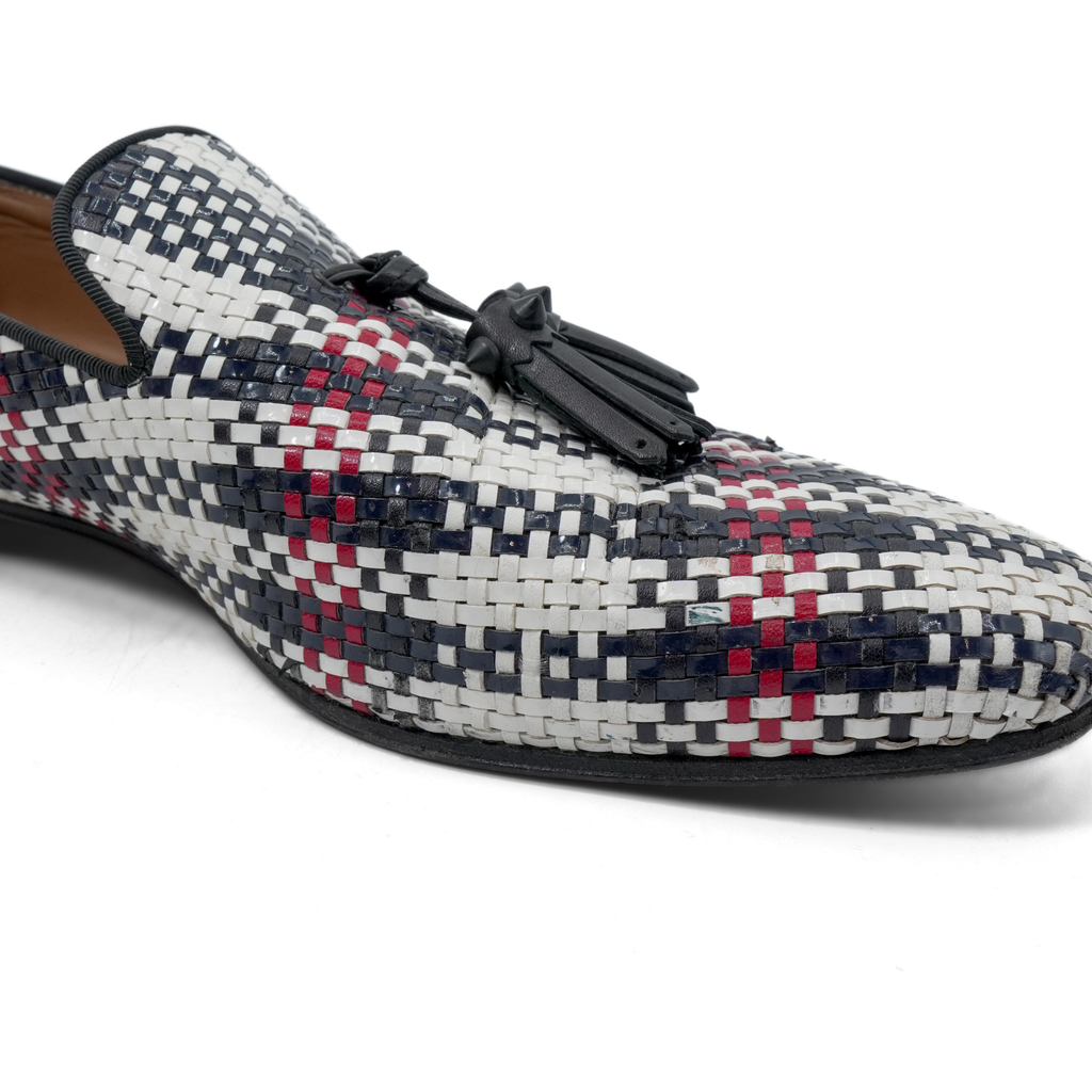Christian Louboutin 'Dada' Woven Loafers - Men's 43.5